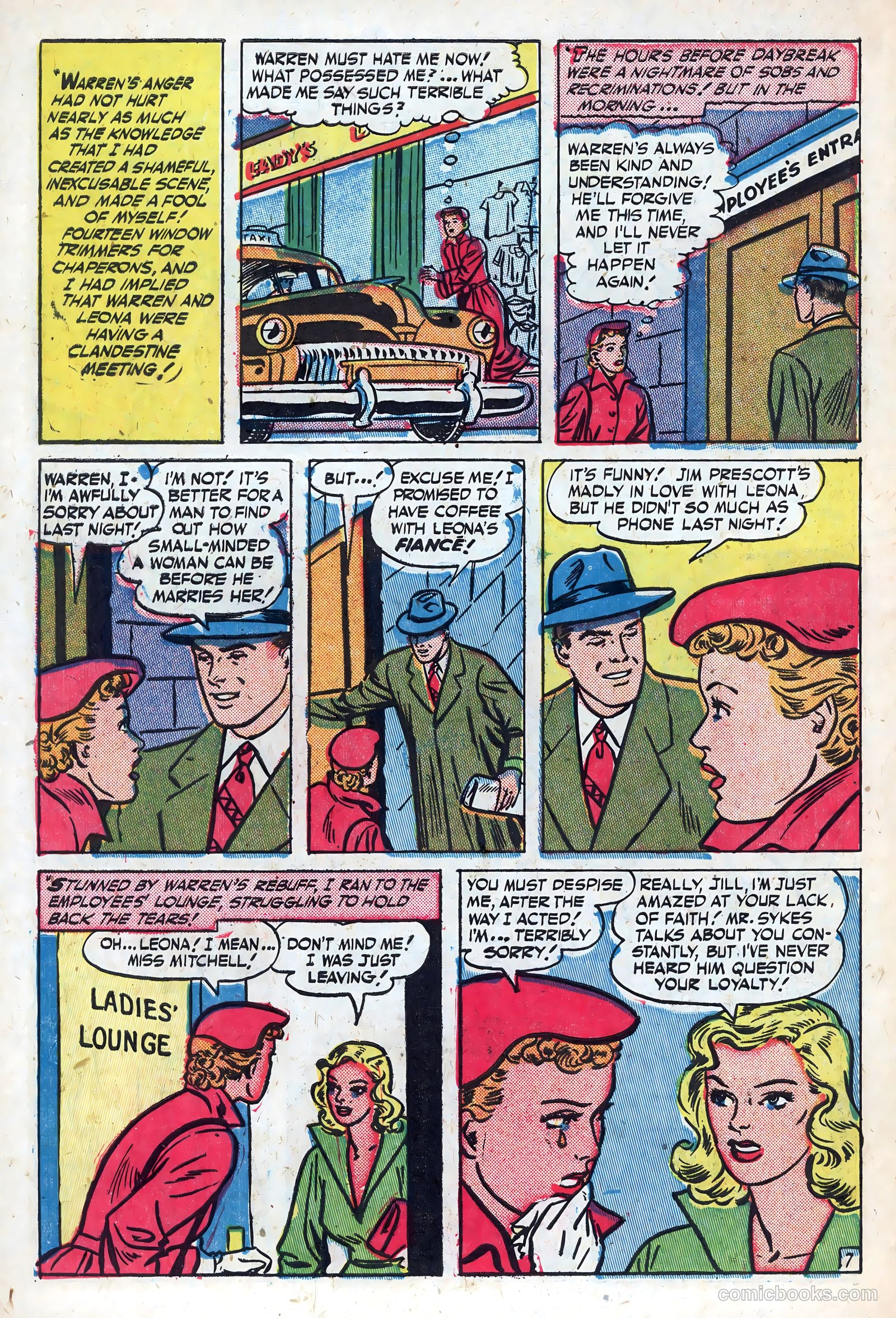 New Romances #10 (1952, Visual Editions, Inc.) — page 30 of 37