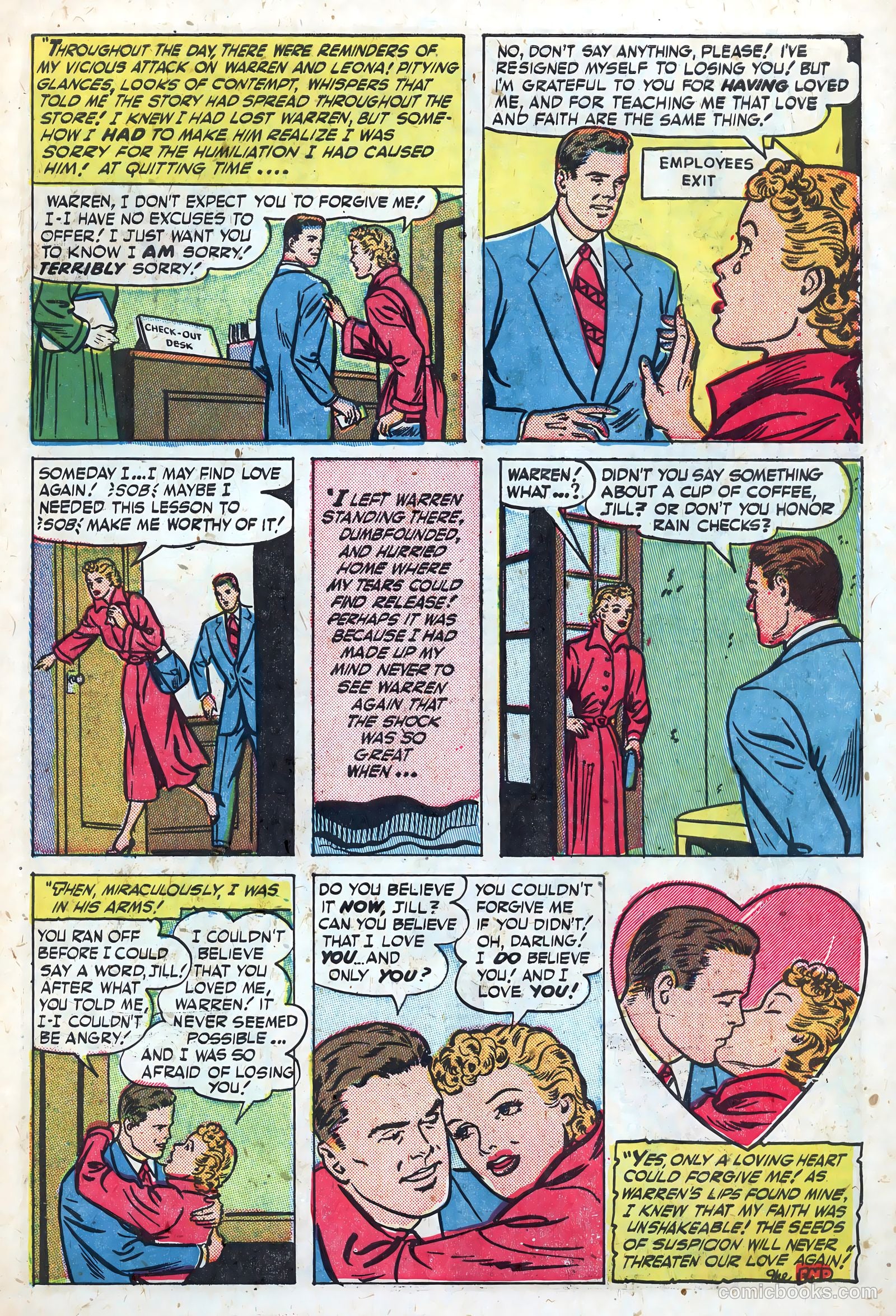 New Romances #10 (1952, Visual Editions, Inc.) — page 31 of 37