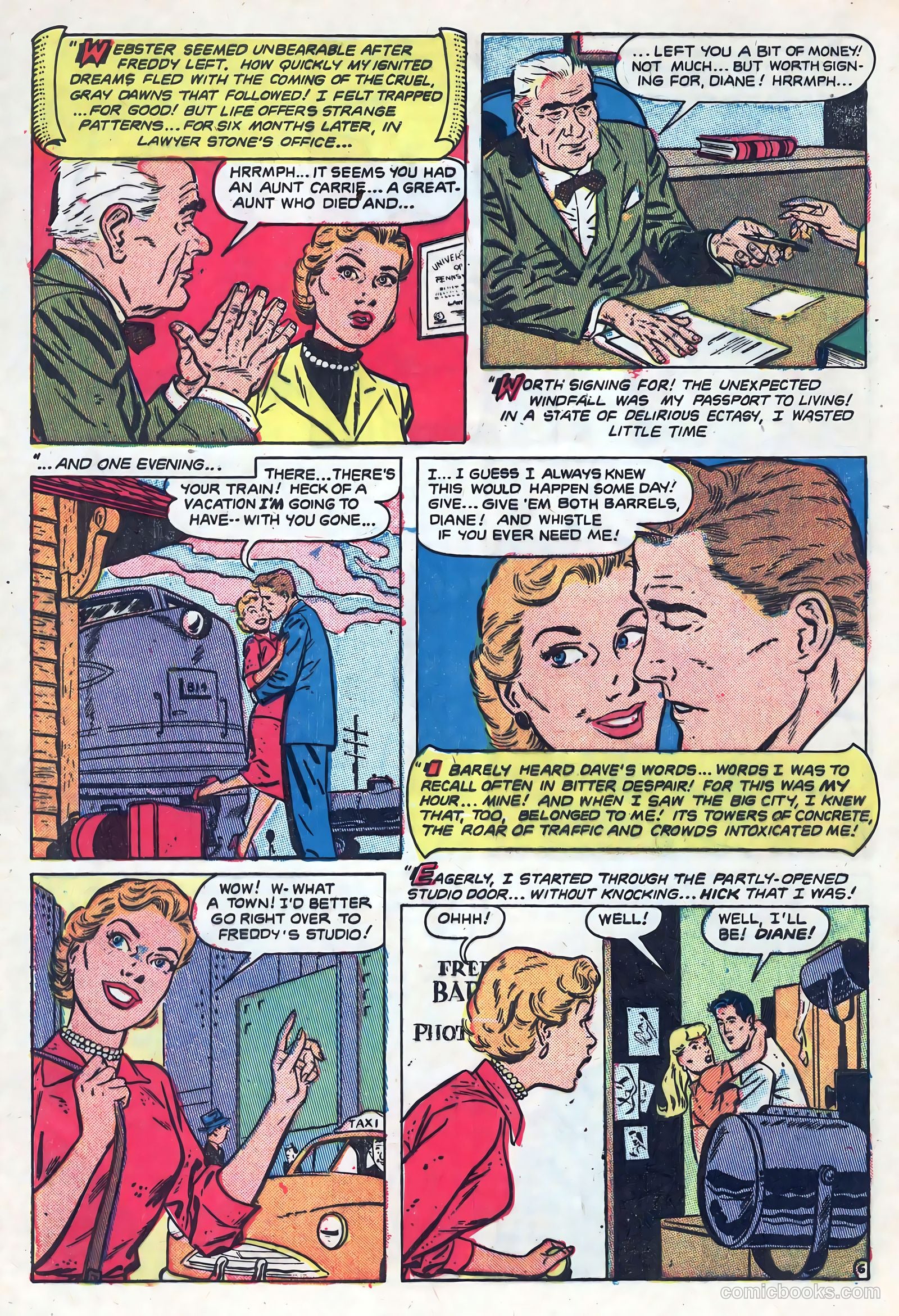 New Romances #14 (1952, Visual Editions, Inc.) — page 8 of 37
