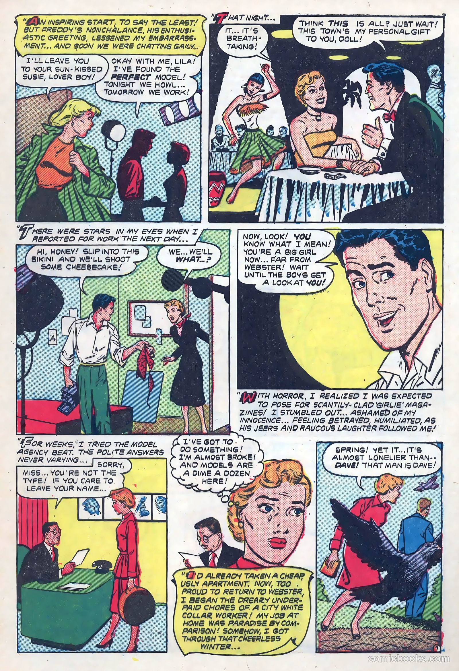 New Romances #14 (1952, Visual Editions, Inc.) — page 9 of 37