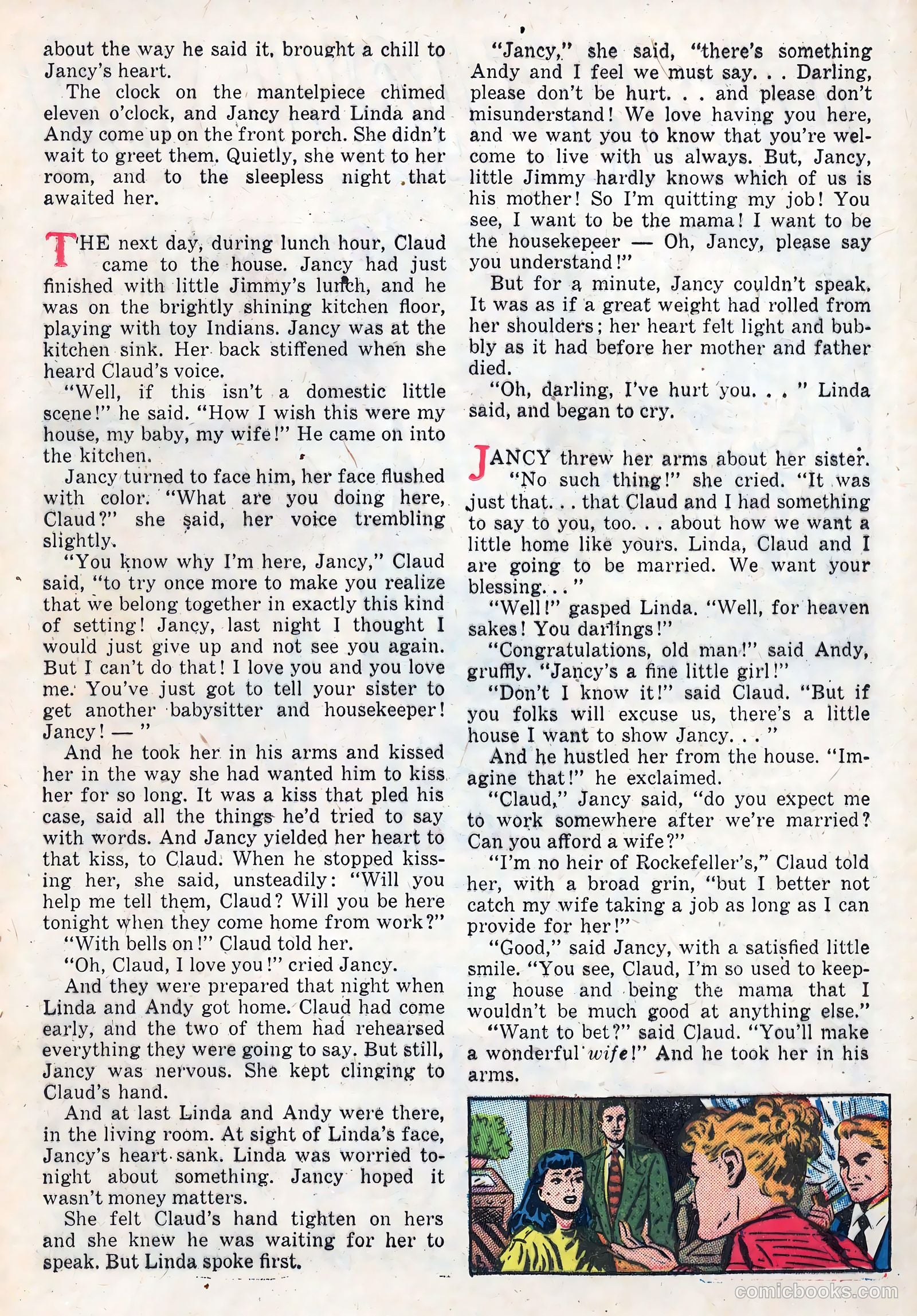New Romances #14 (1952, Visual Editions, Inc.) — page 25 of 37
