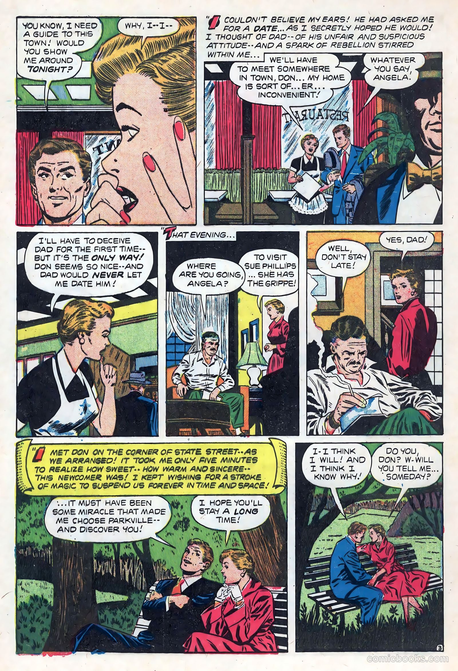 New Romances #14 (1952, Visual Editions, Inc.) — page 28 of 37