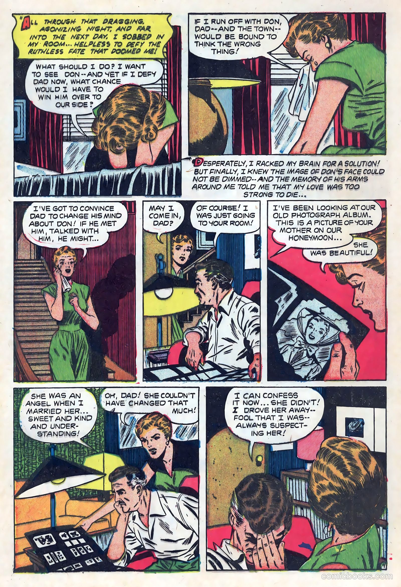 New Romances #14 (1952, Visual Editions, Inc.) — page 32 of 37