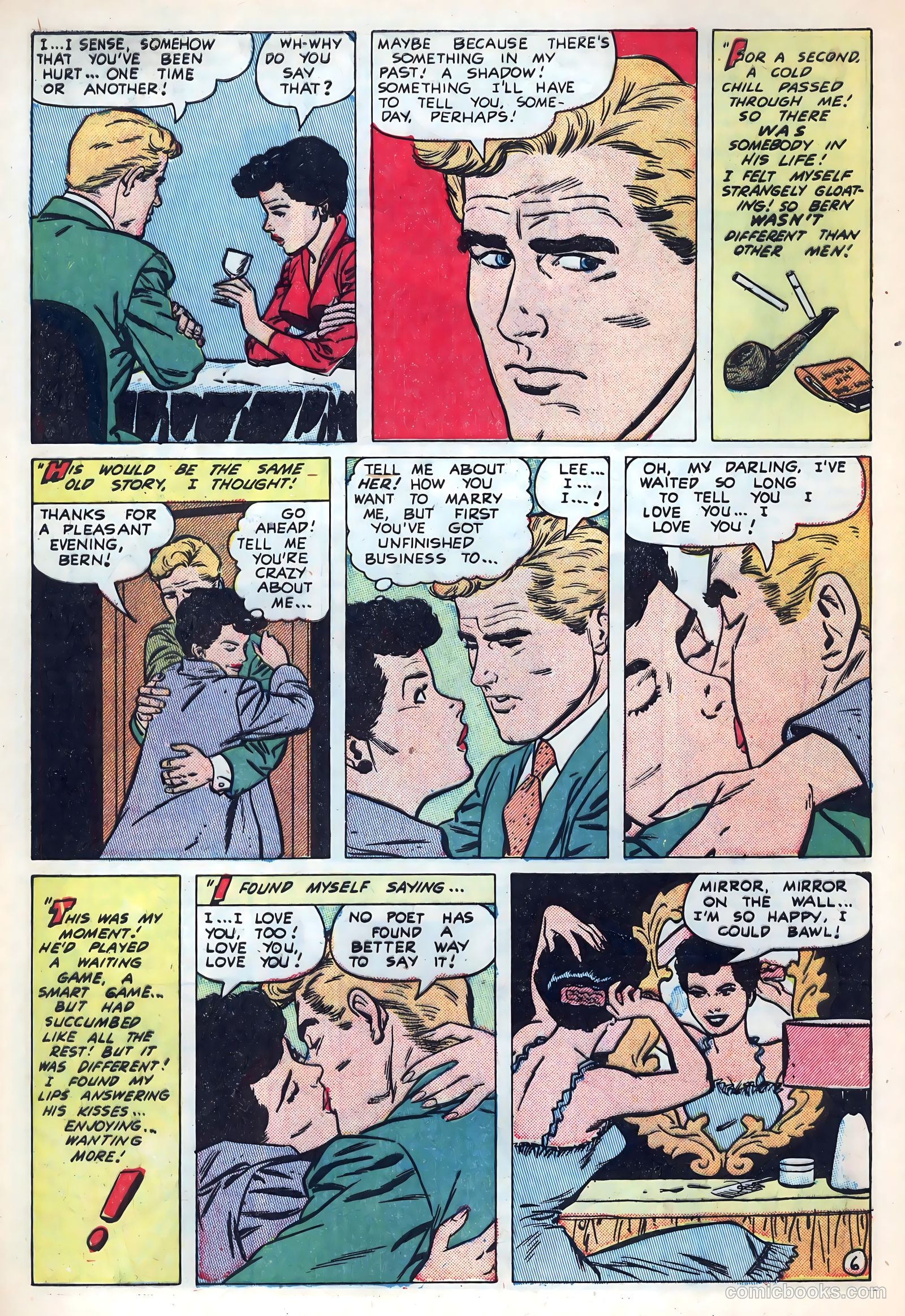 New Romances #20 (1954, Visual Editions, Inc.) — page 8 of 37