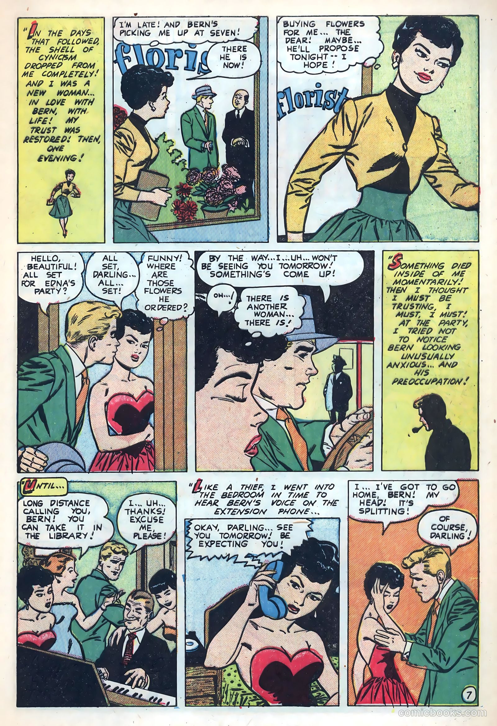 New Romances #20 (1954, Visual Editions, Inc.) — page 9 of 37