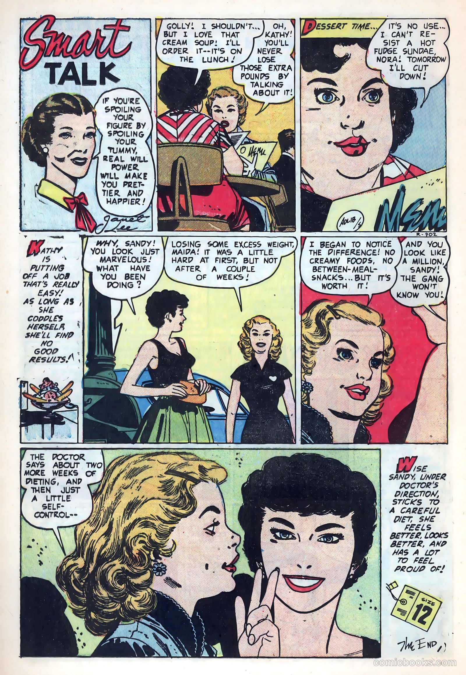 New Romances #20 (1954, Visual Editions, Inc.) — page 12 of 37