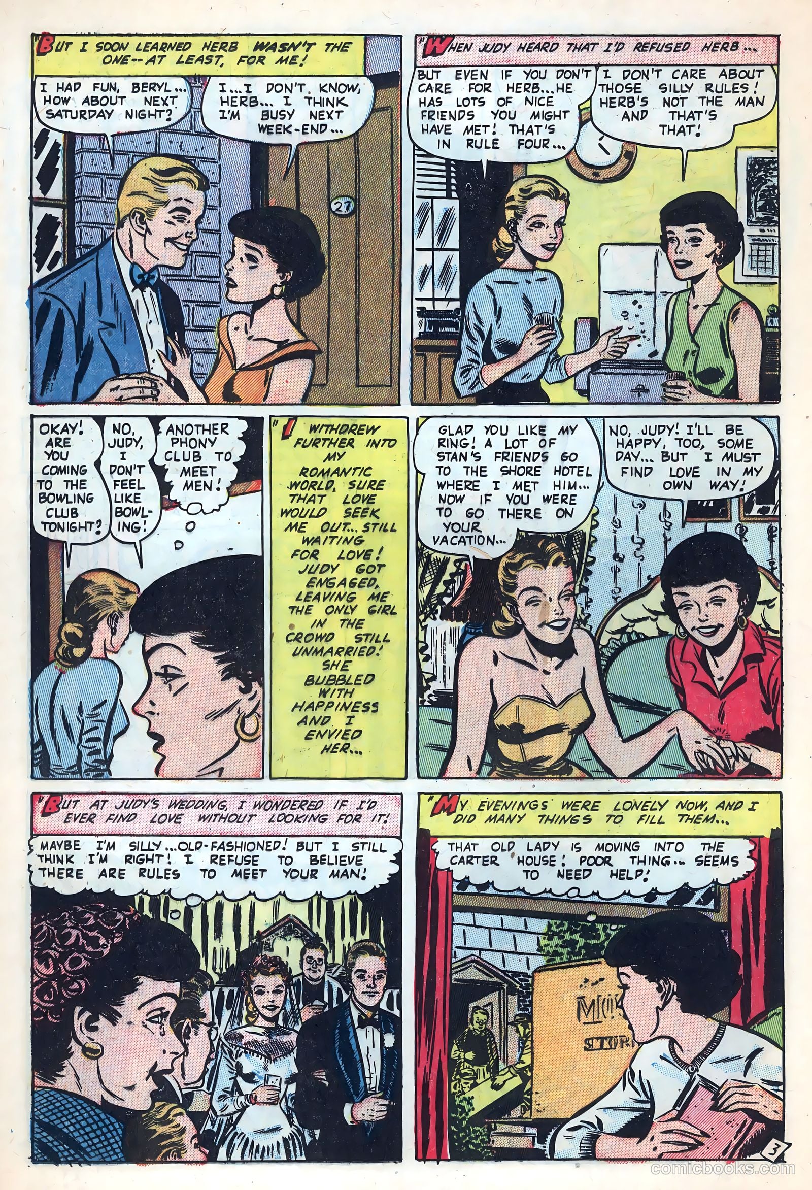 New Romances #20 (1954, Visual Editions, Inc.) — page 16 of 37