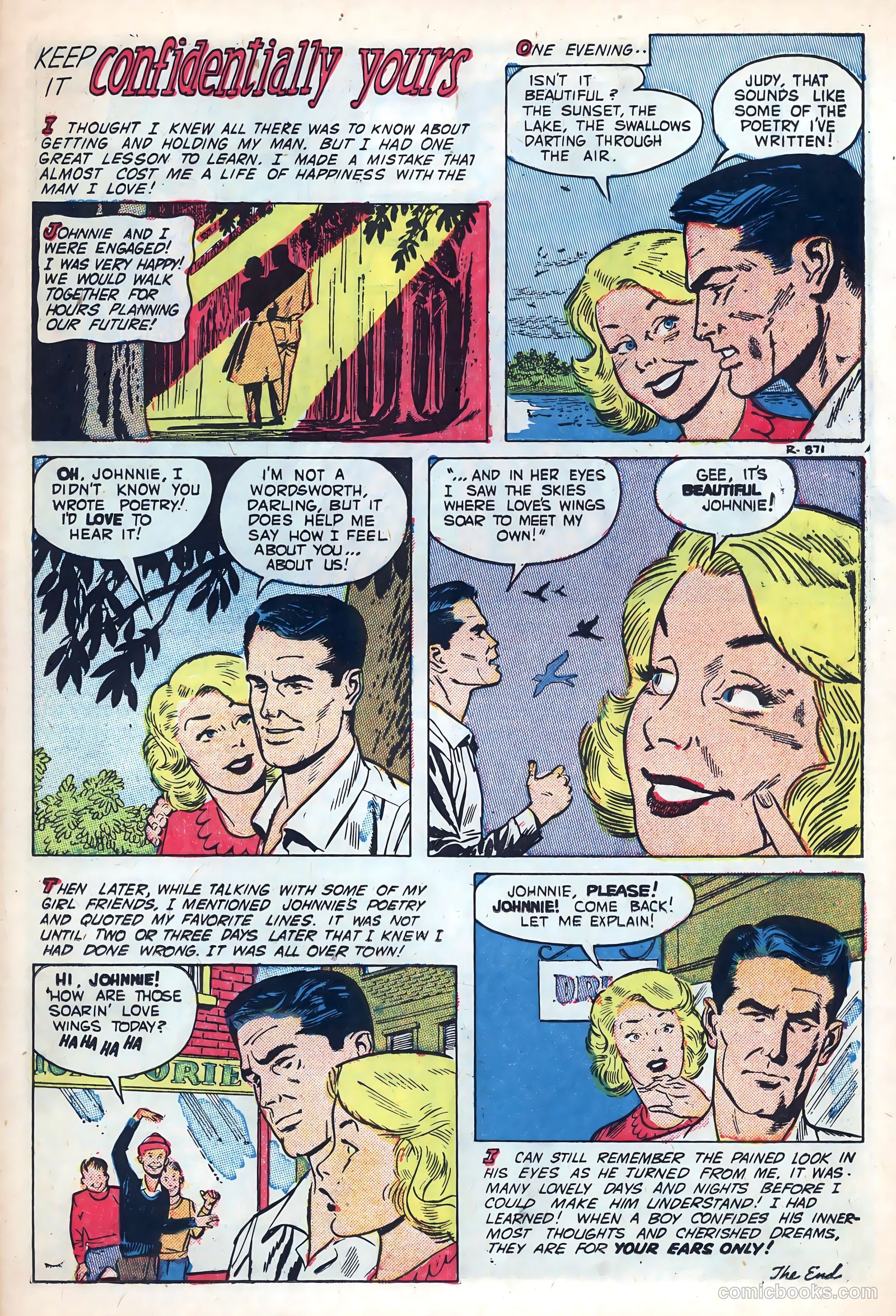 New Romances #20 (1954, Visual Editions, Inc.) — page 23 of 37