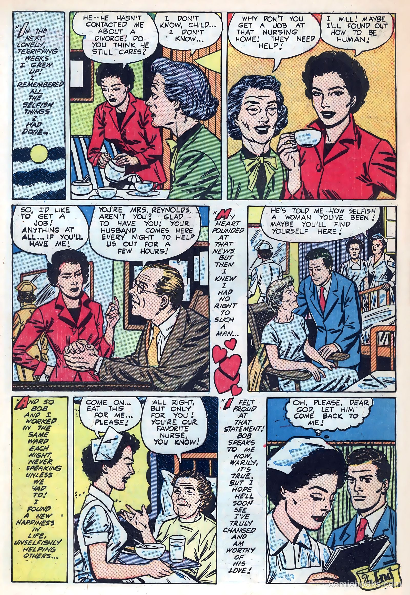 New Romances #20 (1954, Visual Editions, Inc.) — page 32 of 37
