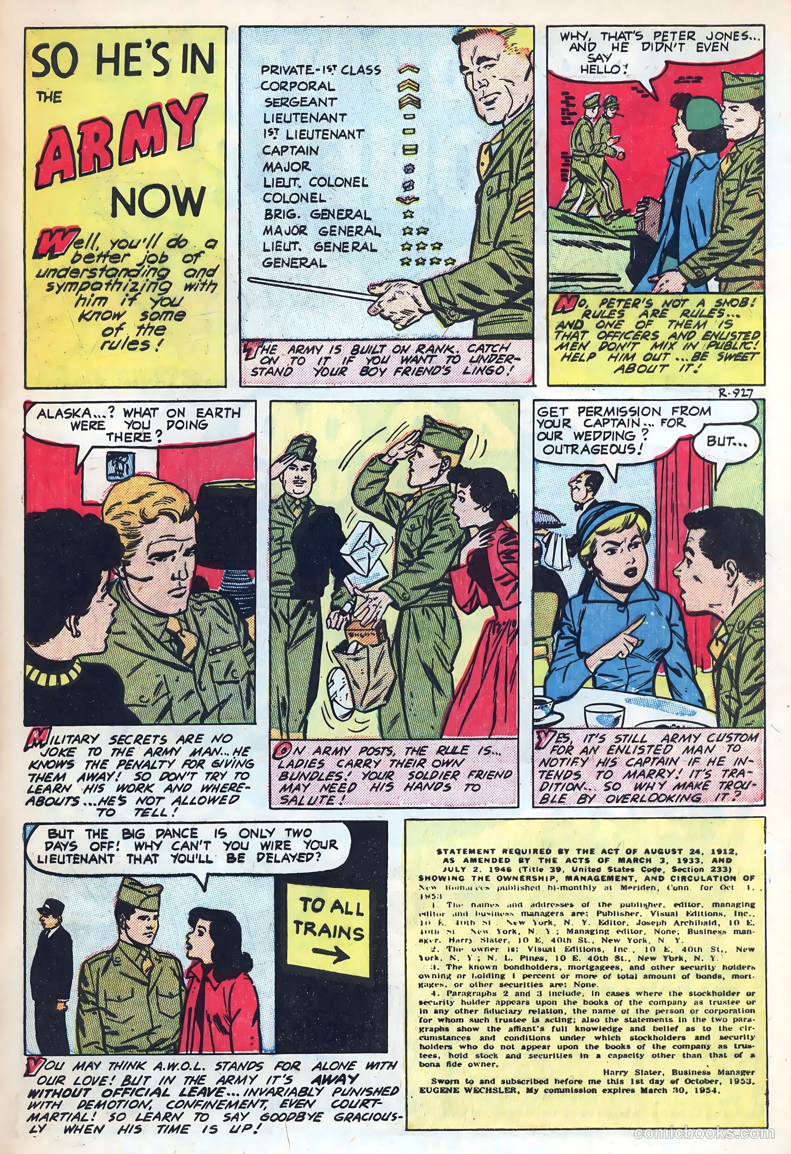 New Romances #20 (1954, Visual Editions, Inc.) — page 33 of 37