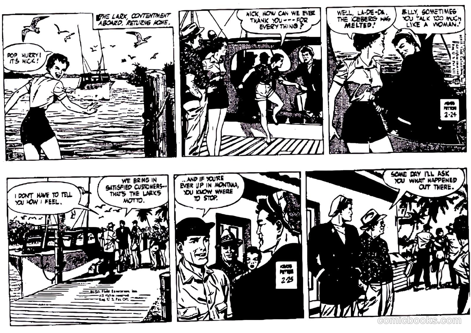Nick Haliday #1 (1956) — page 16 of 16