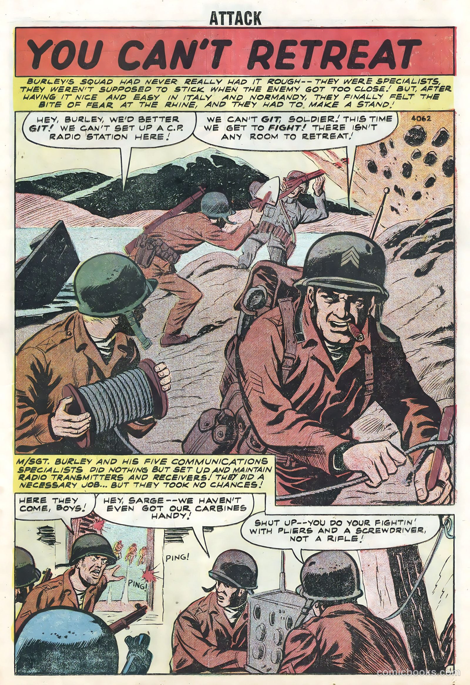 Attack! #55 (1958) — page 23 of 36