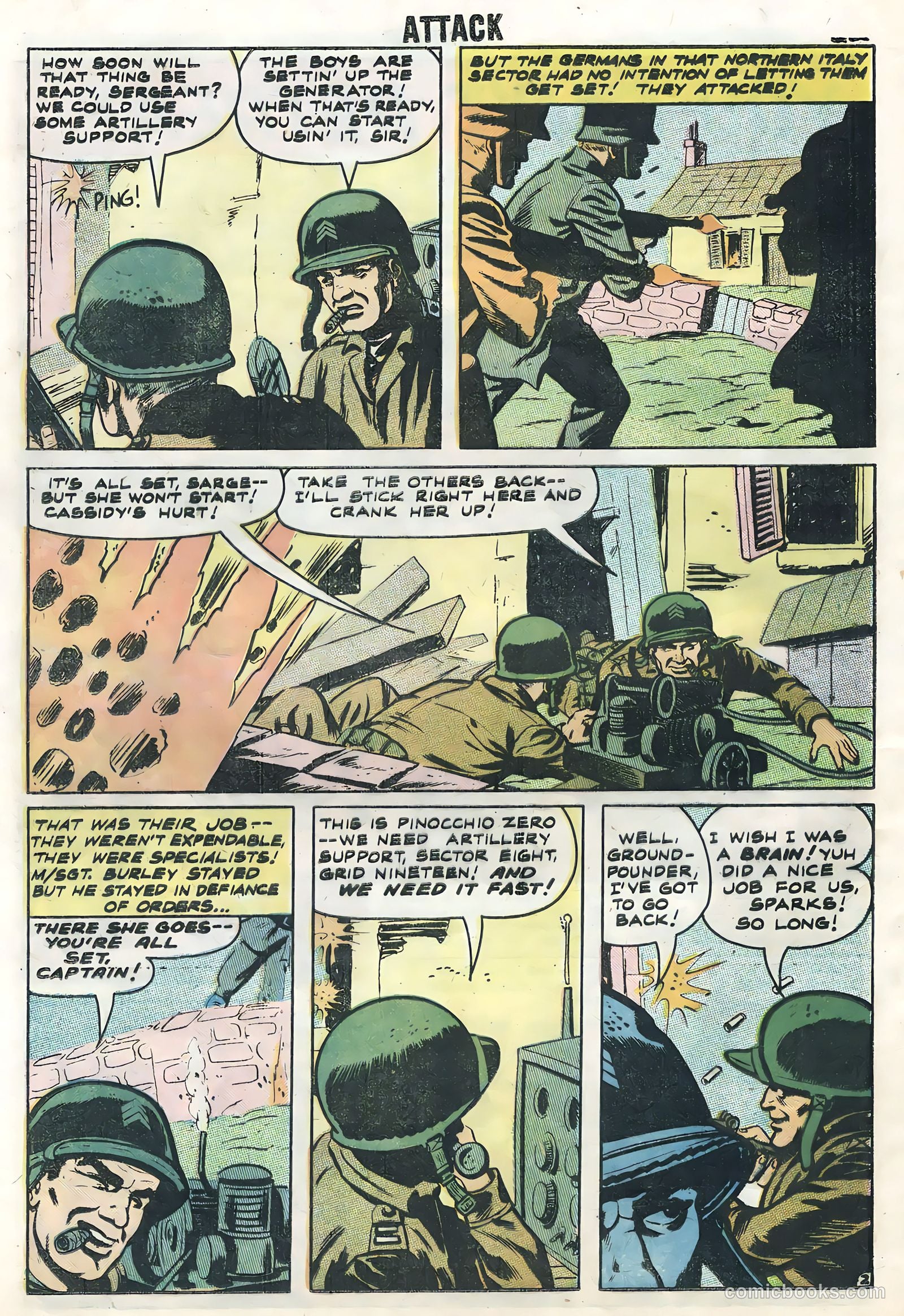 Attack! #55 (1958) — page 24 of 36