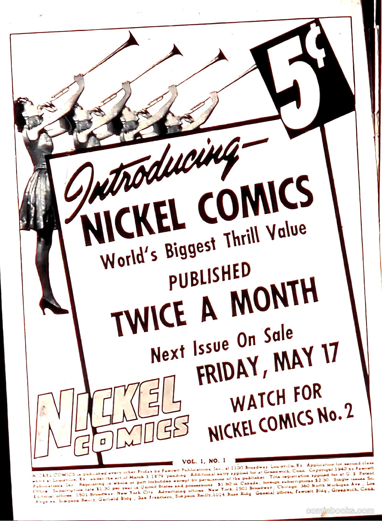 Nickel Comics #1 (1940) — page 2 of 36