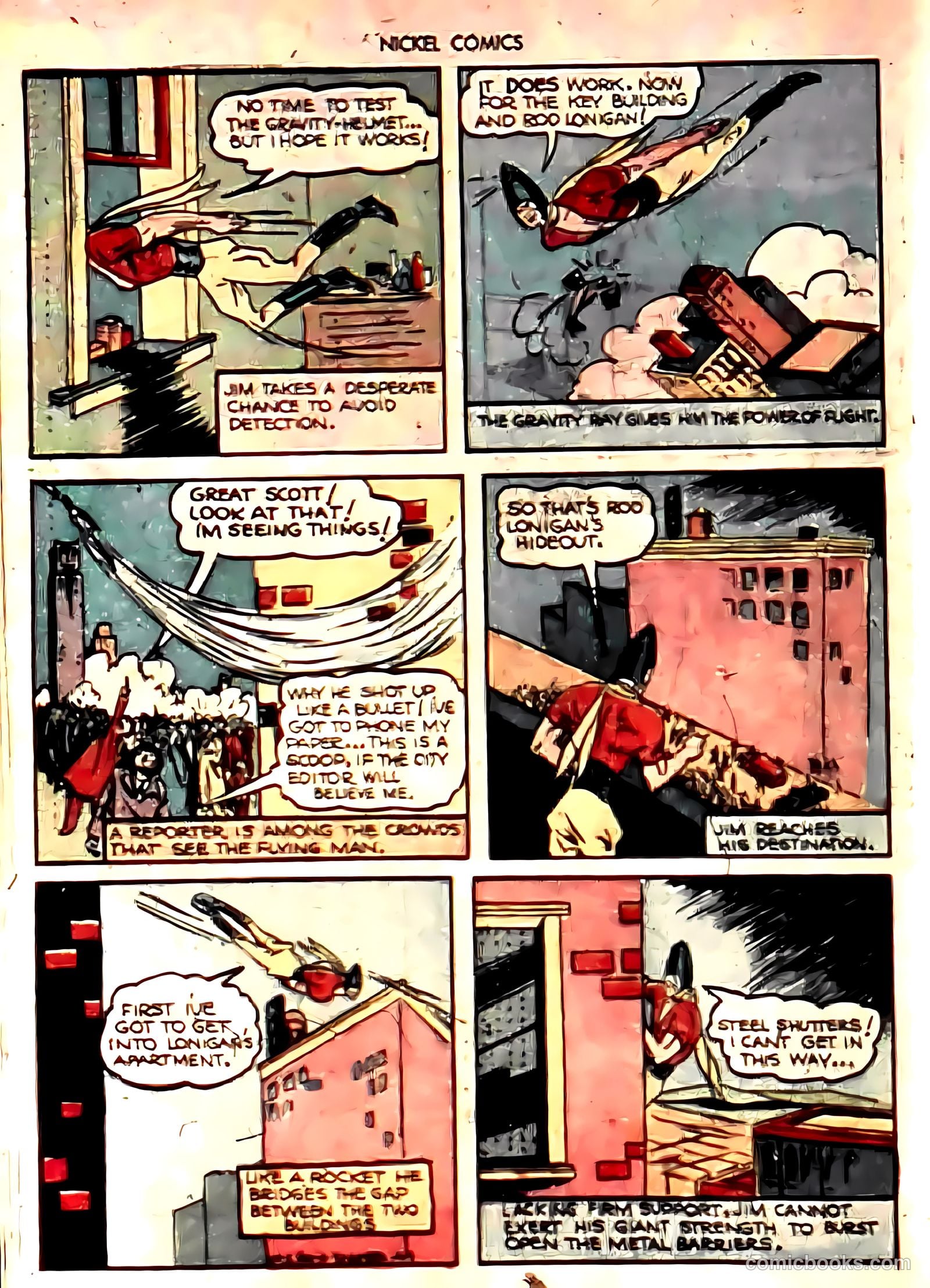 Nickel Comics #1 (1940) — page 8 of 36