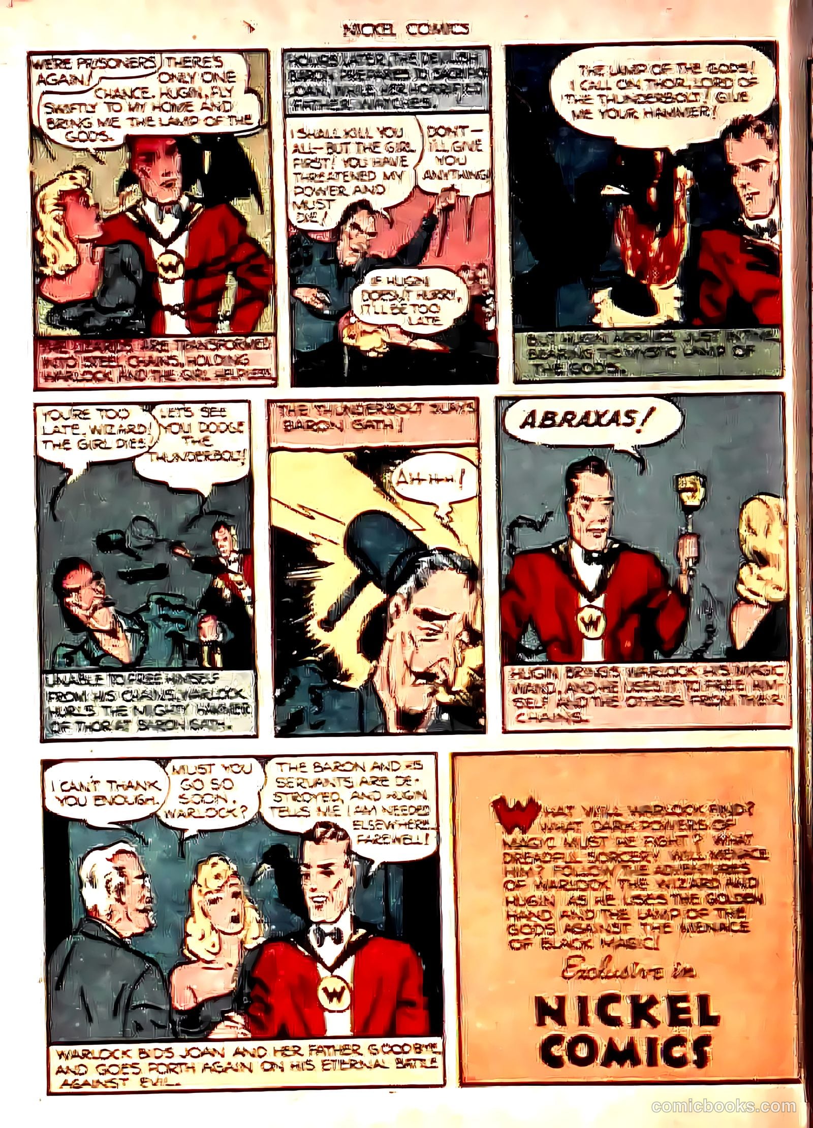 Nickel Comics #1 (1940) — page 34 of 36