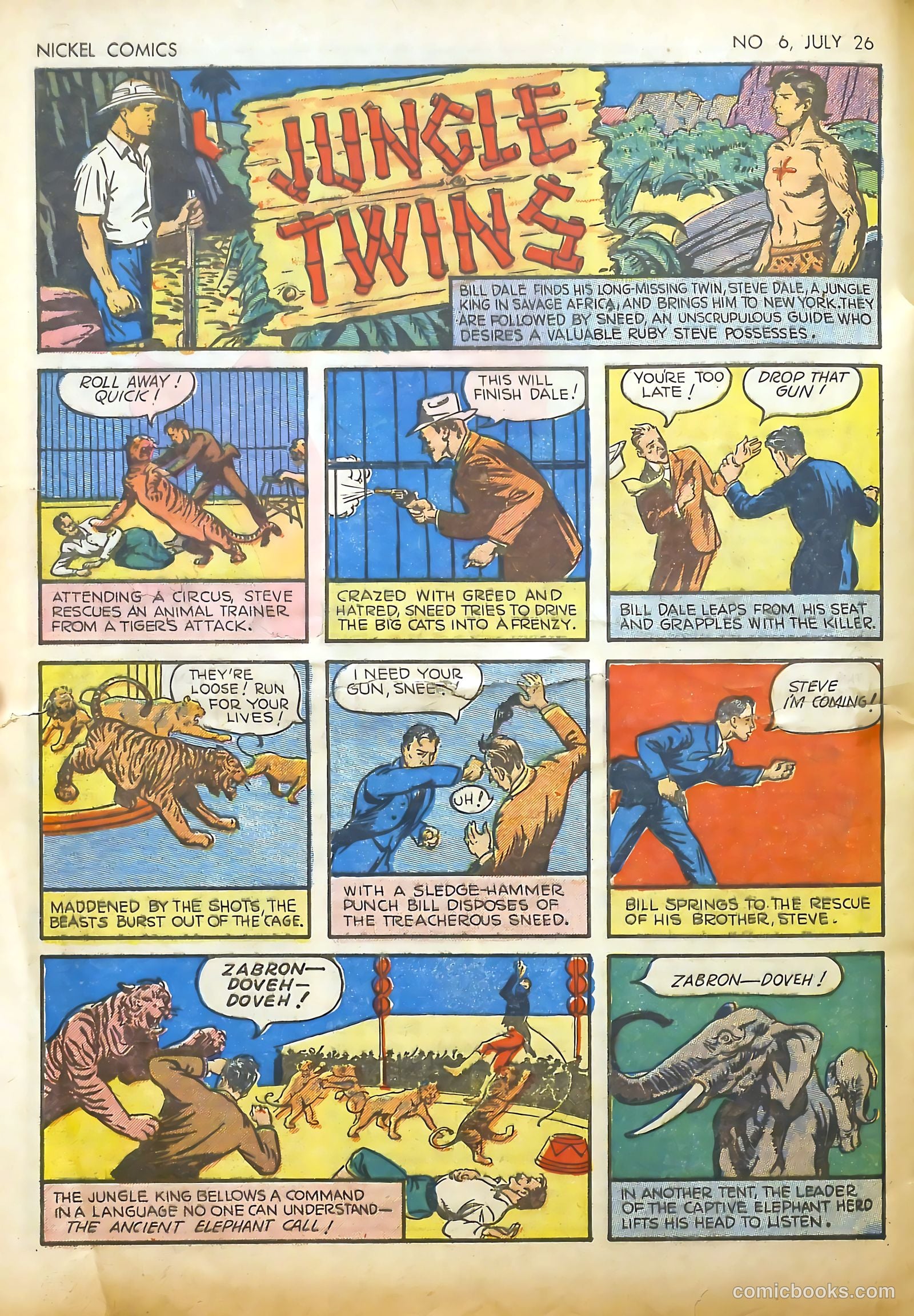 Nickel Comics #6 (1940) — page 20 of 36