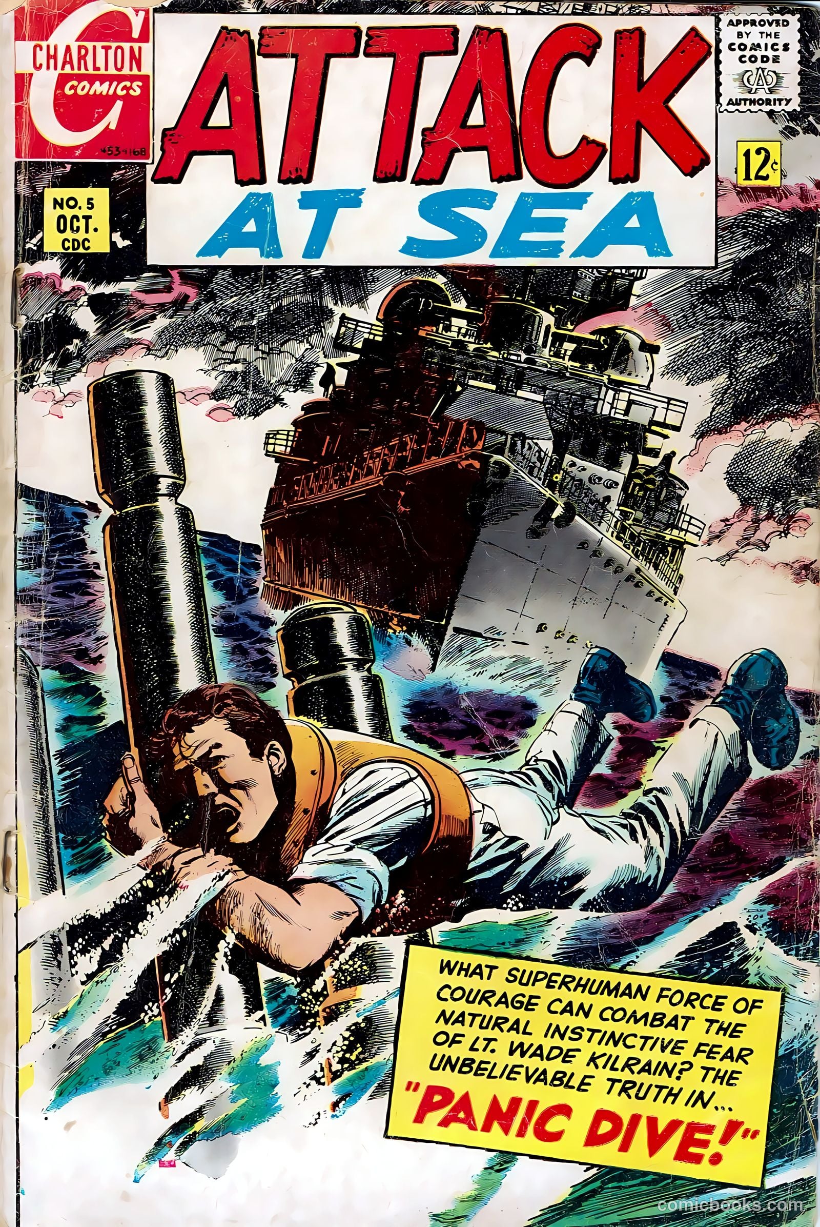 Attack "at Sea" #5 cover