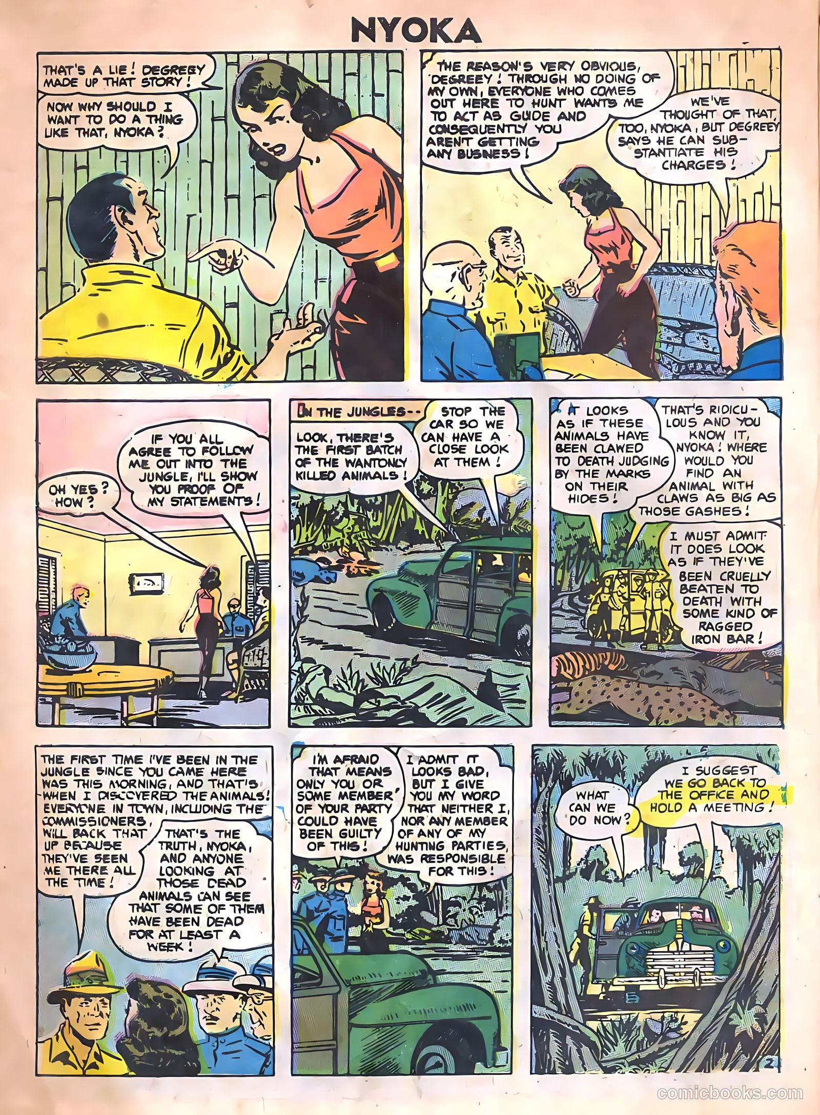 Nyoka the Jungle Girl #14 (1955, Charlton) — page 4 of 36