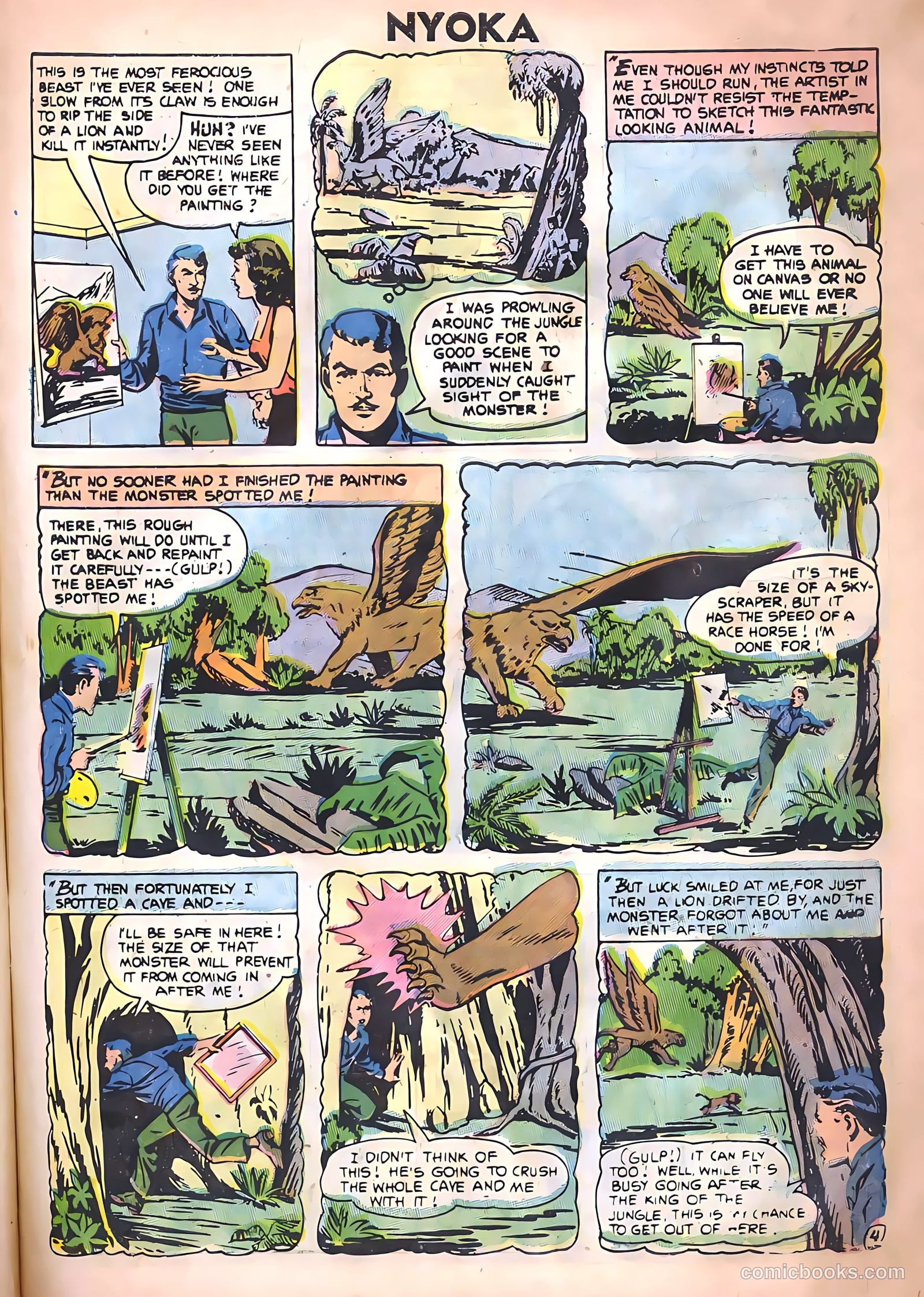 Nyoka the Jungle Girl #14 (1955, Charlton) — page 7 of 36