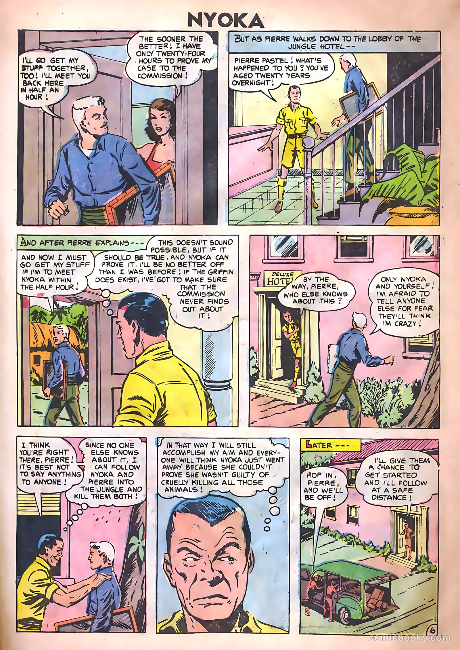 Nyoka the Jungle Girl #14 (1955, Charlton) — page 9 of 36