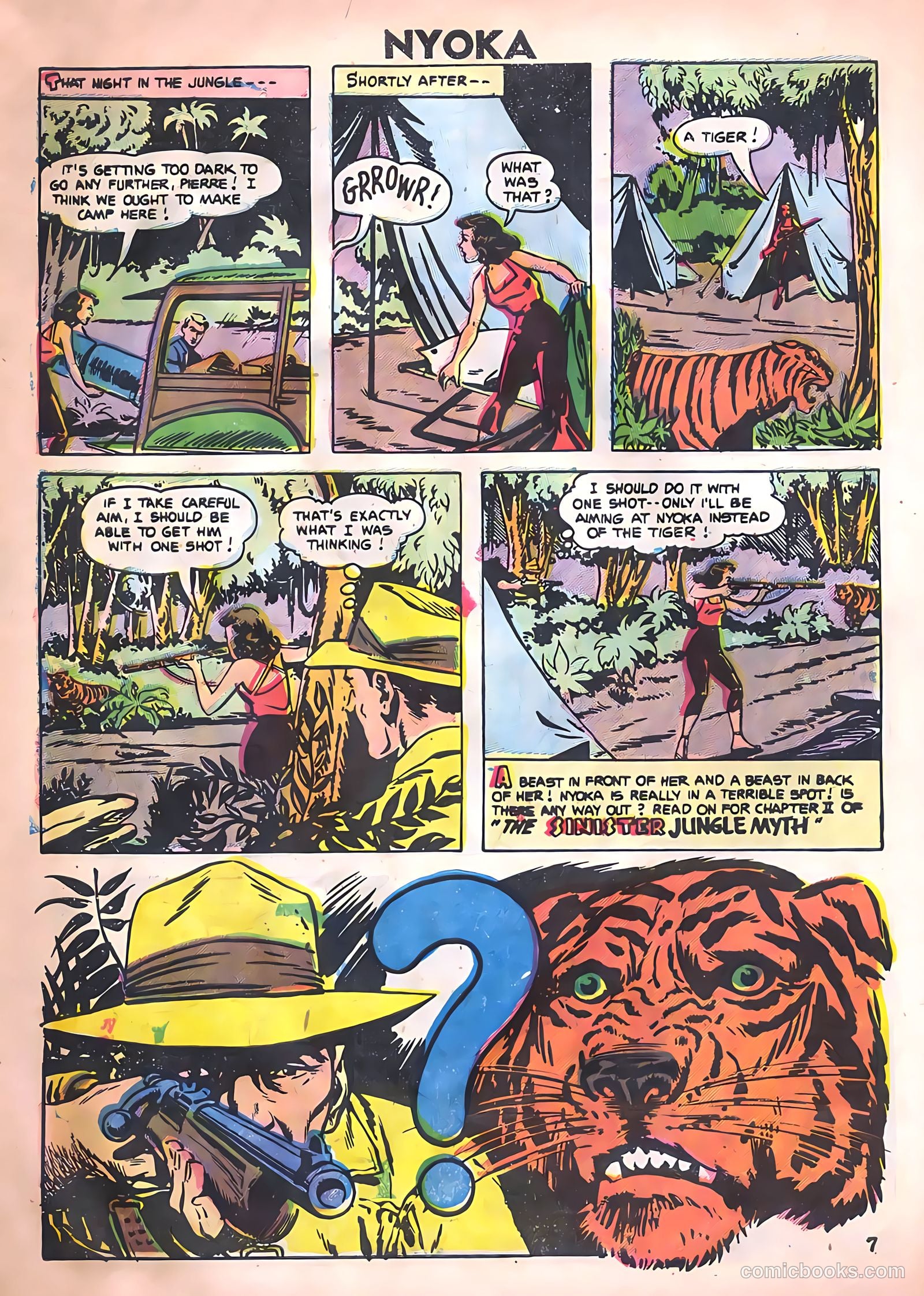 Nyoka the Jungle Girl #14 (1955, Charlton) — page 10 of 36