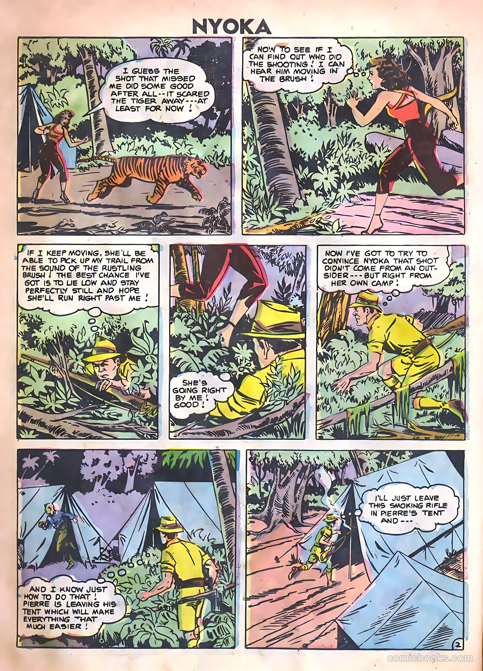 Nyoka the Jungle Girl #14 (1955, Charlton) — page 12 of 36
