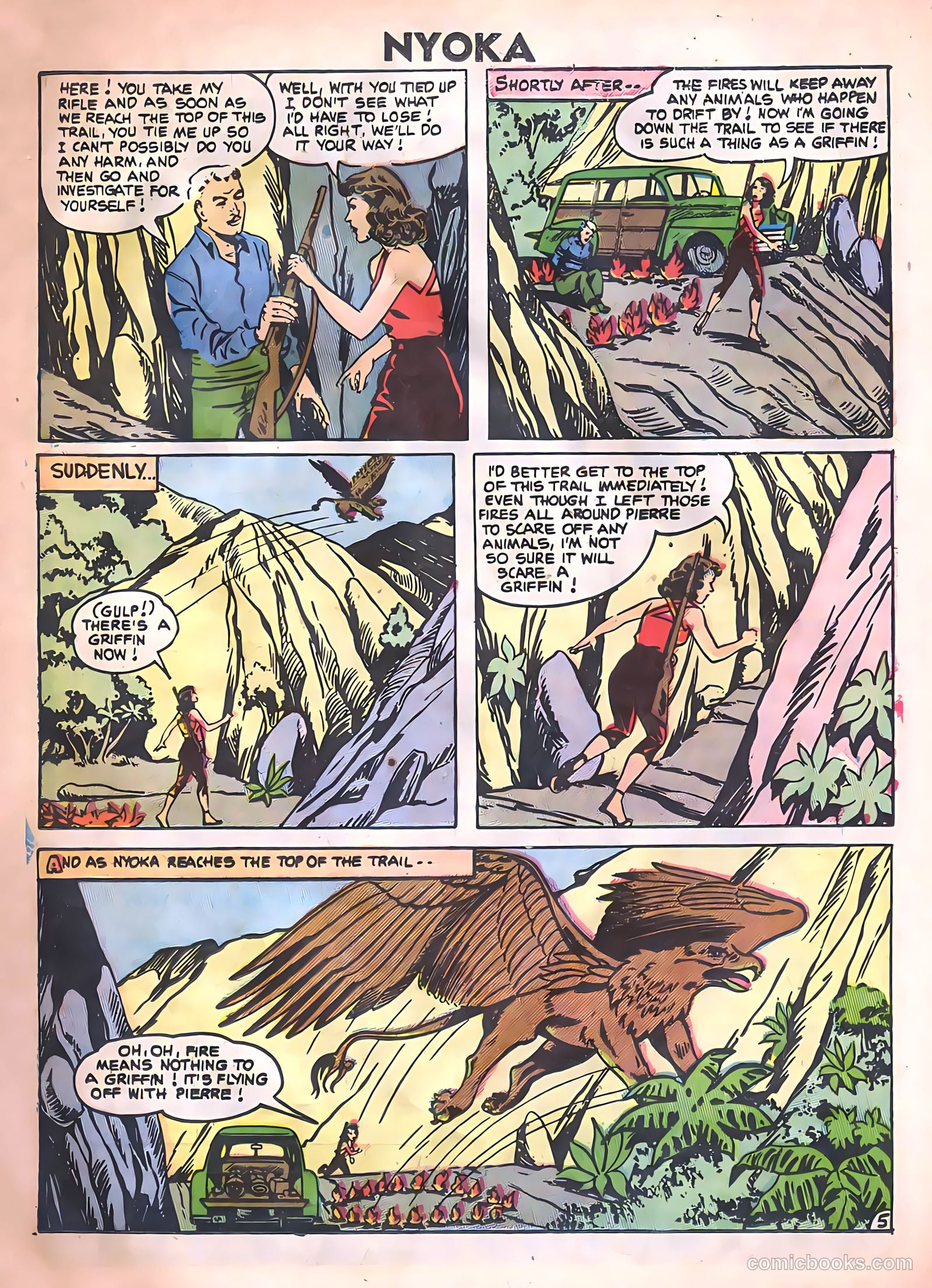 Nyoka the Jungle Girl #14 (1955, Charlton) — page 16 of 36