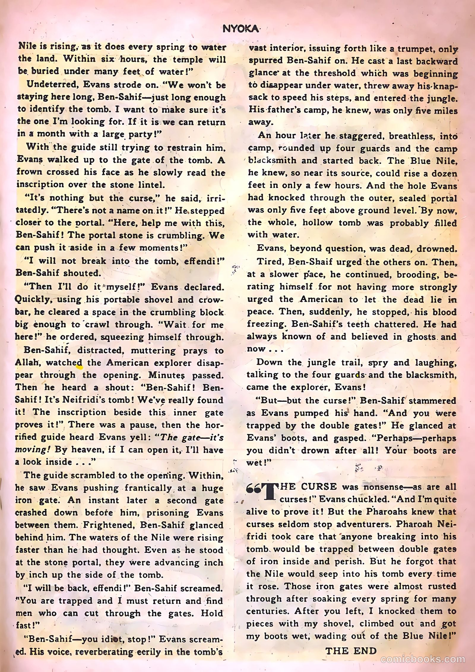 Nyoka the Jungle Girl #14 (1955, Charlton) — page 19 of 36