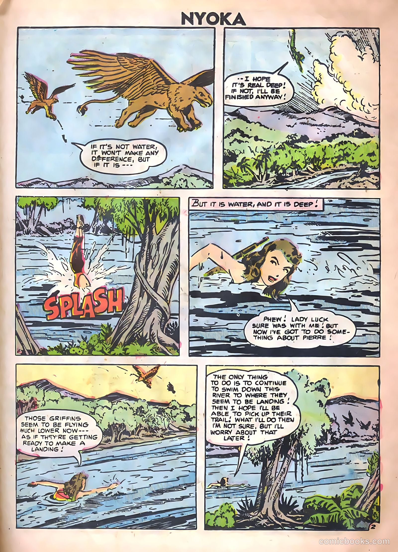 Nyoka the Jungle Girl #14 (1955, Charlton) — page 21 of 36
