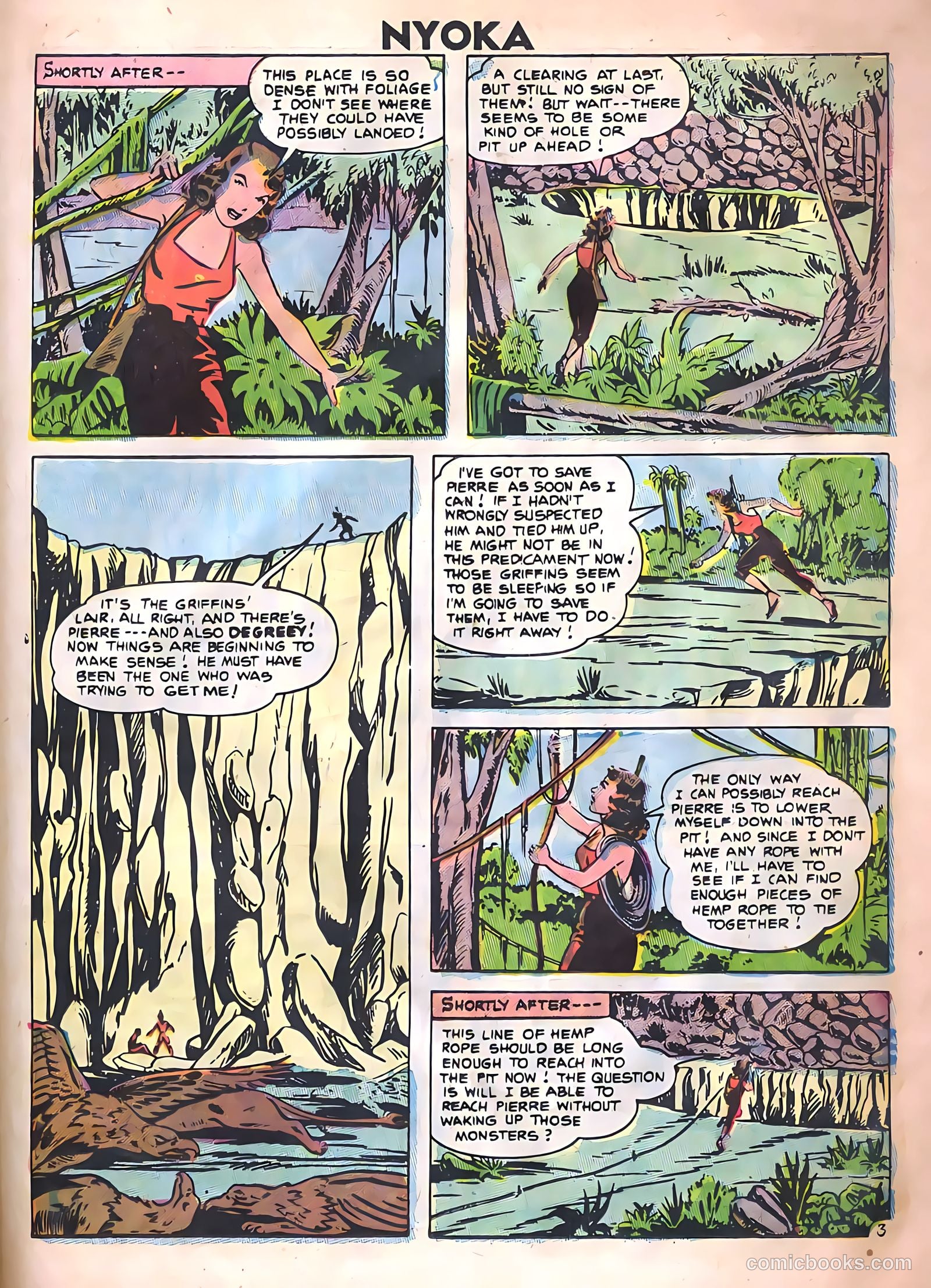 Nyoka the Jungle Girl #14 (1955, Charlton) — page 23 of 36