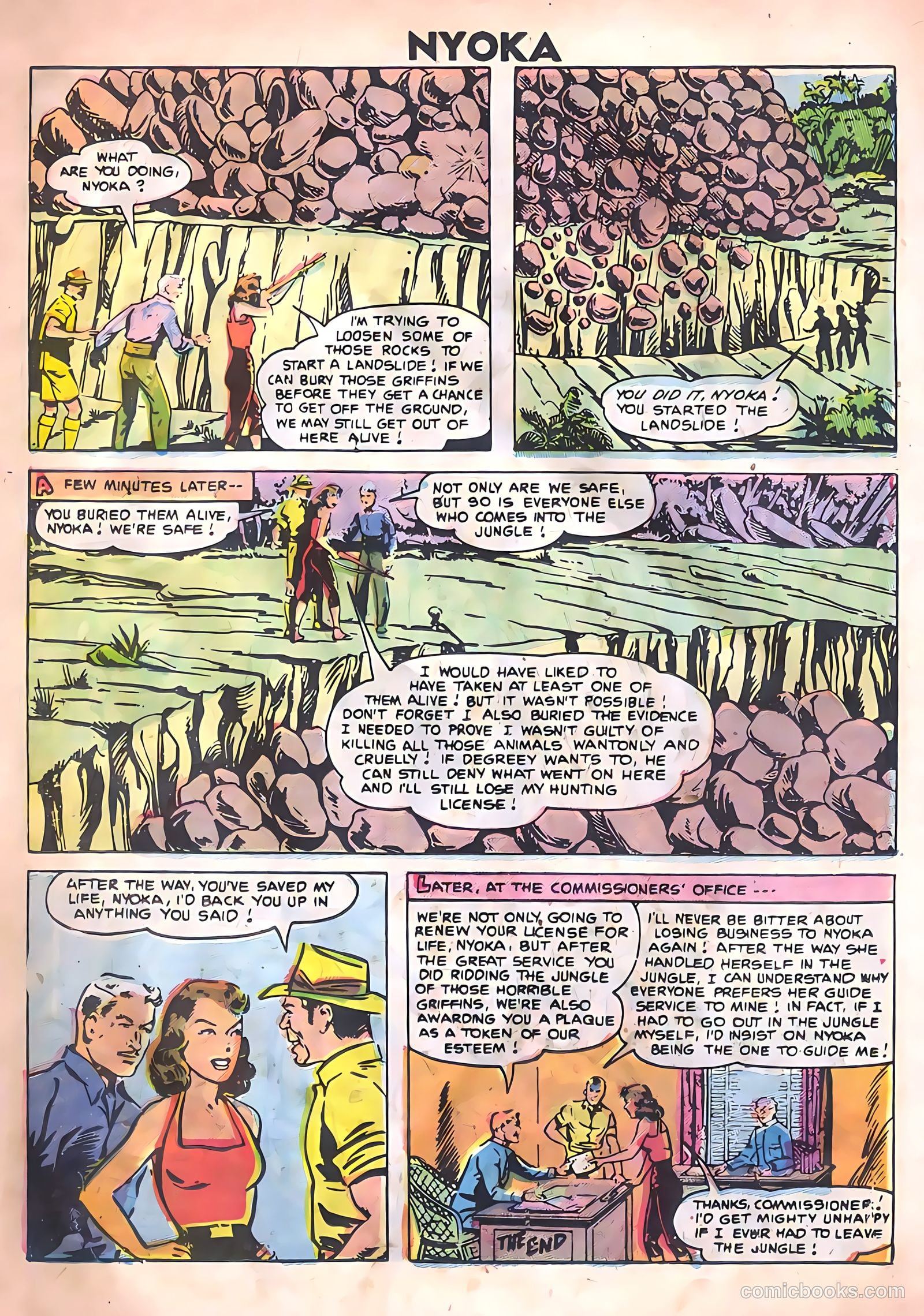 Nyoka the Jungle Girl #14 (1955, Charlton) — page 26 of 36