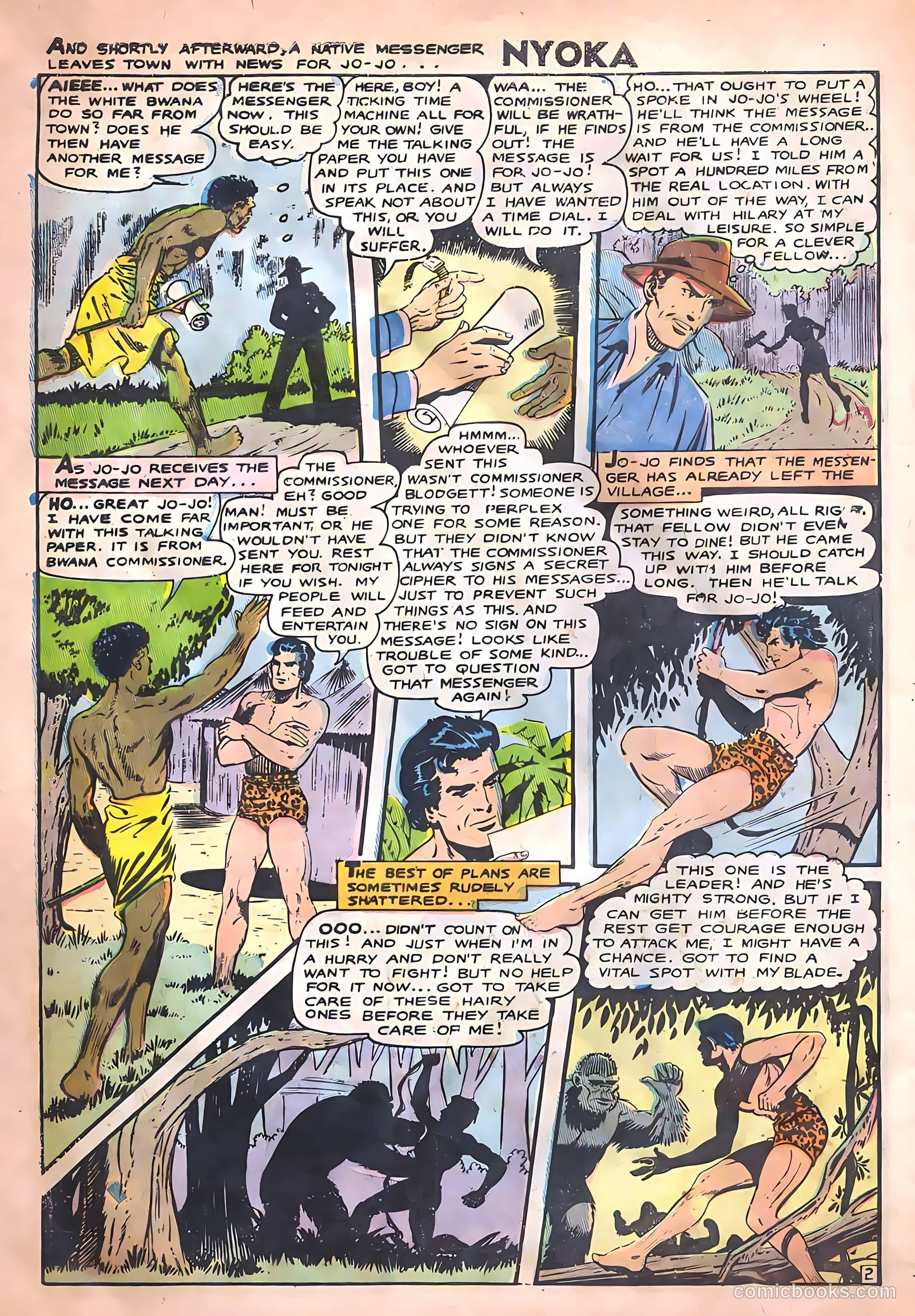 Nyoka the Jungle Girl #14 (1955, Charlton) — page 28 of 36