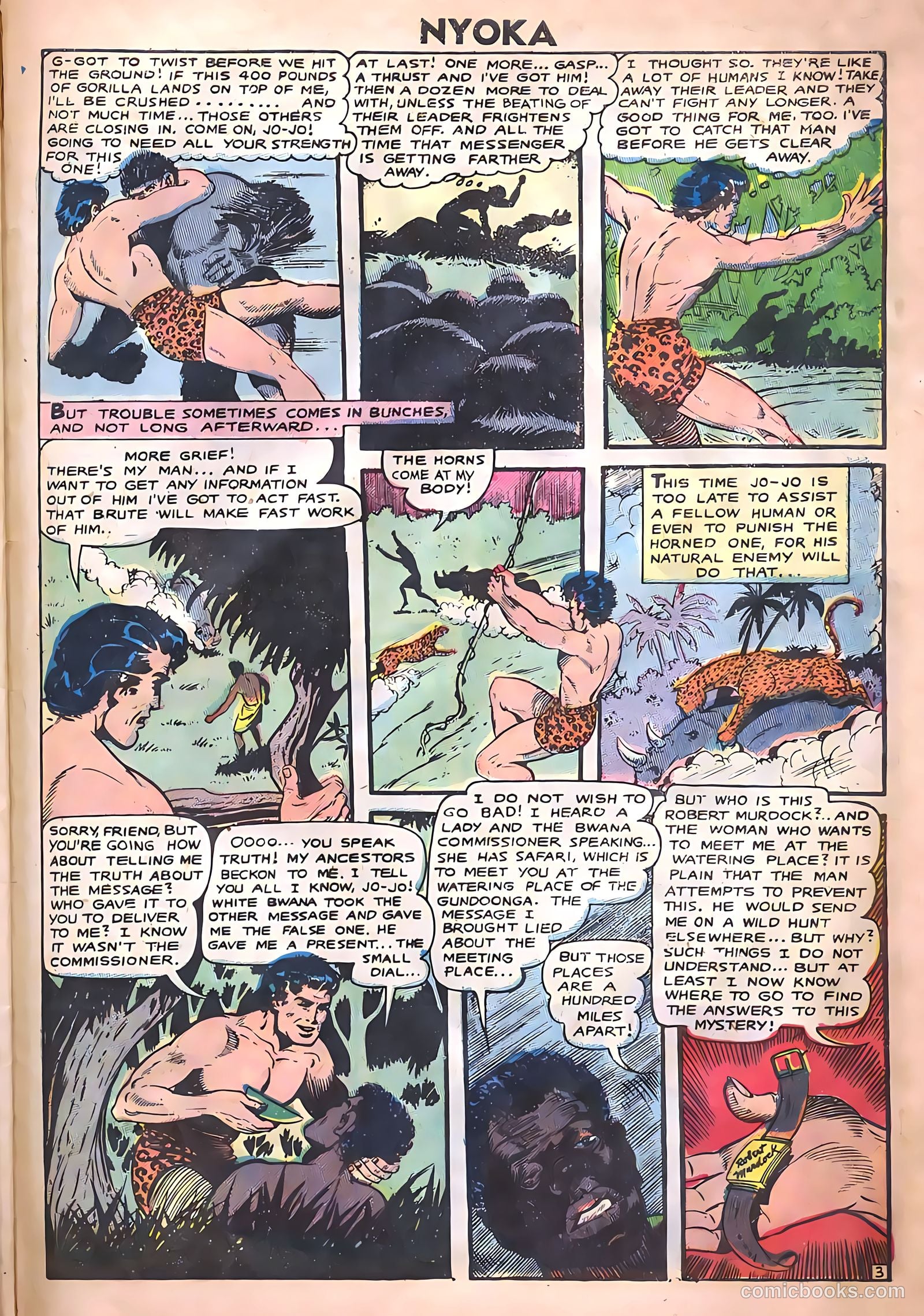 Nyoka the Jungle Girl #14 (1955, Charlton) — page 29 of 36
