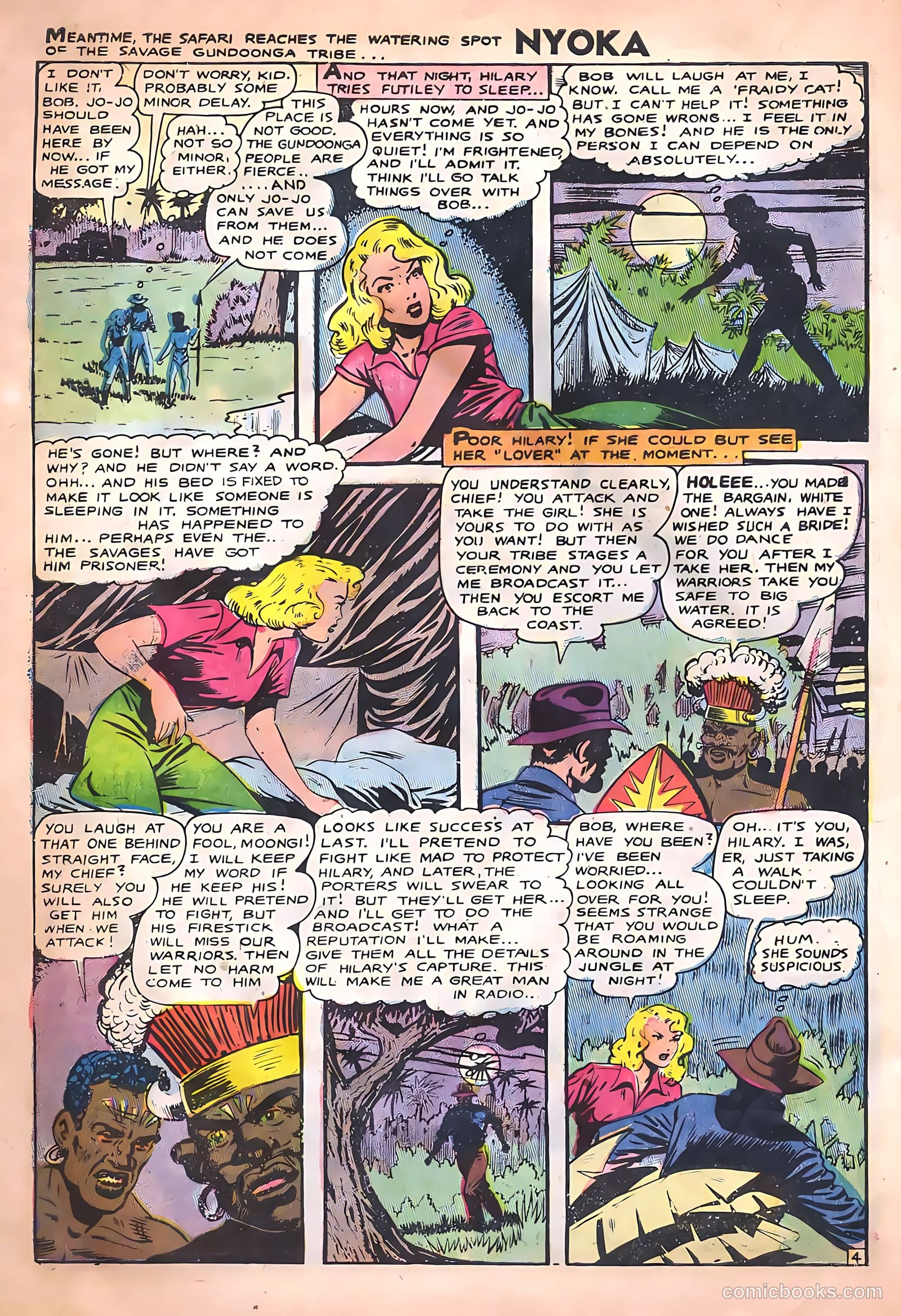 Nyoka the Jungle Girl #14 (1955, Charlton) — page 30 of 36