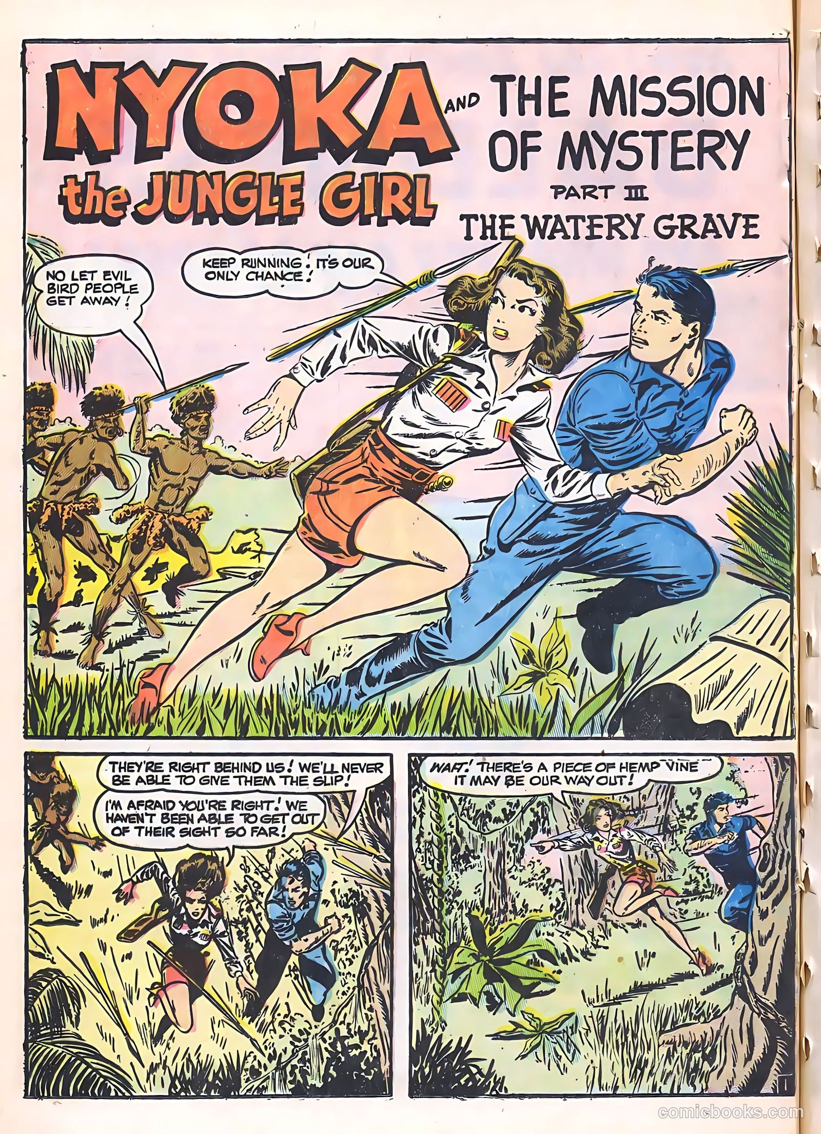 Nyoka the Jungle Girl #15 (1948) — page 16 of 36