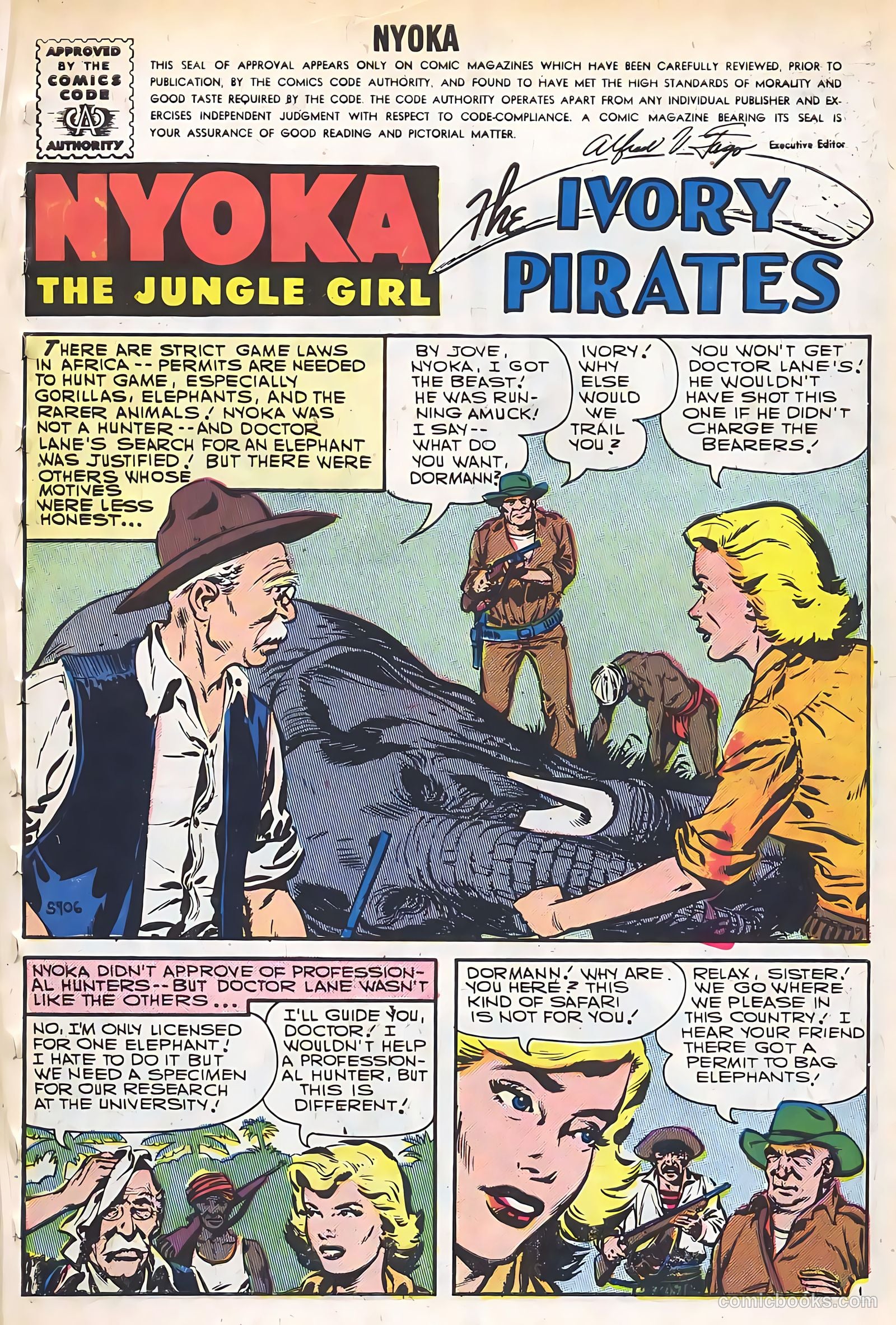 Nyoka the Jungle Girl #19 (1957, Charlton) — page 3 of 36