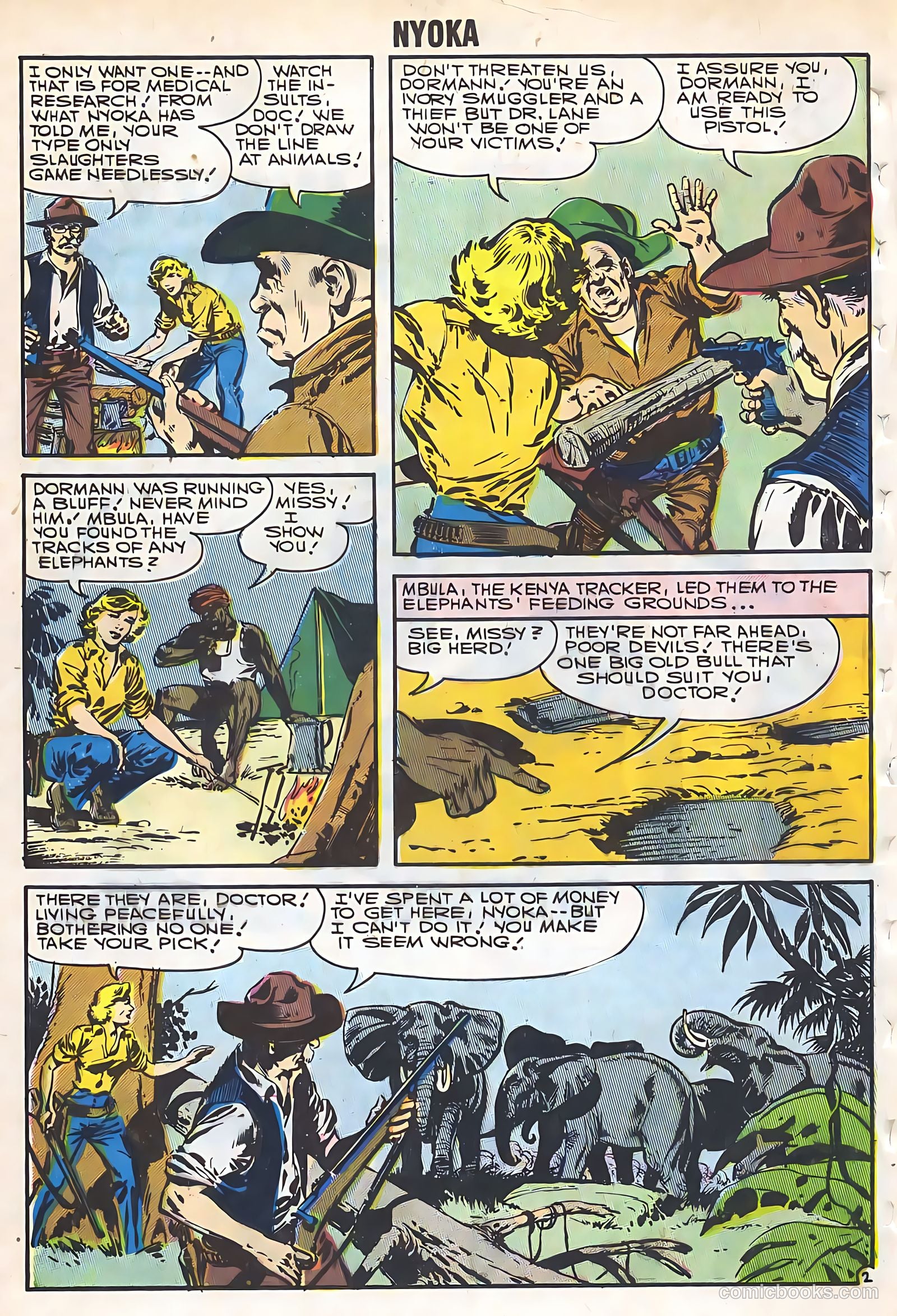Nyoka the Jungle Girl #19 (1957, Charlton) — page 4 of 36