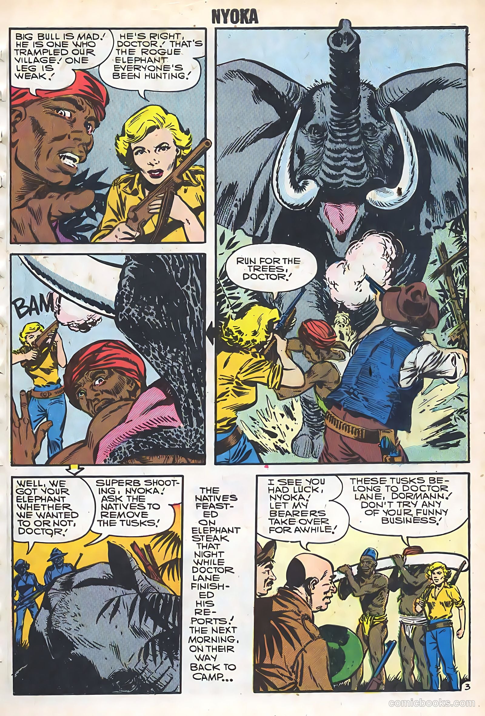 Nyoka the Jungle Girl #19 (1957, Charlton) — page 5 of 36