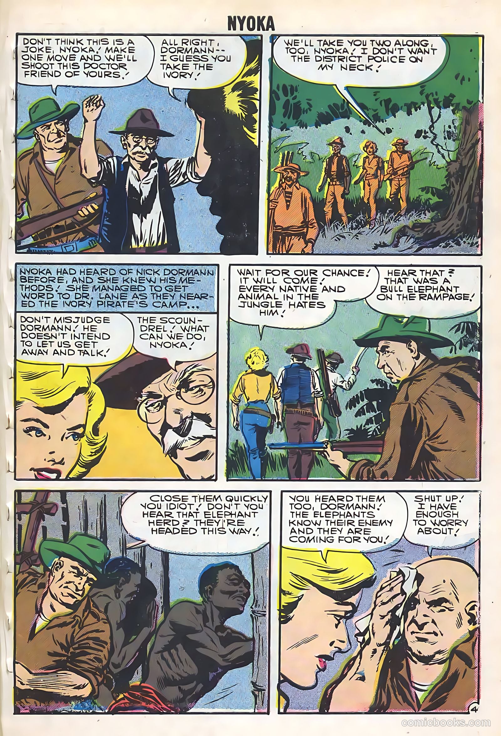 Nyoka the Jungle Girl #19 (1957, Charlton) — page 7 of 36
