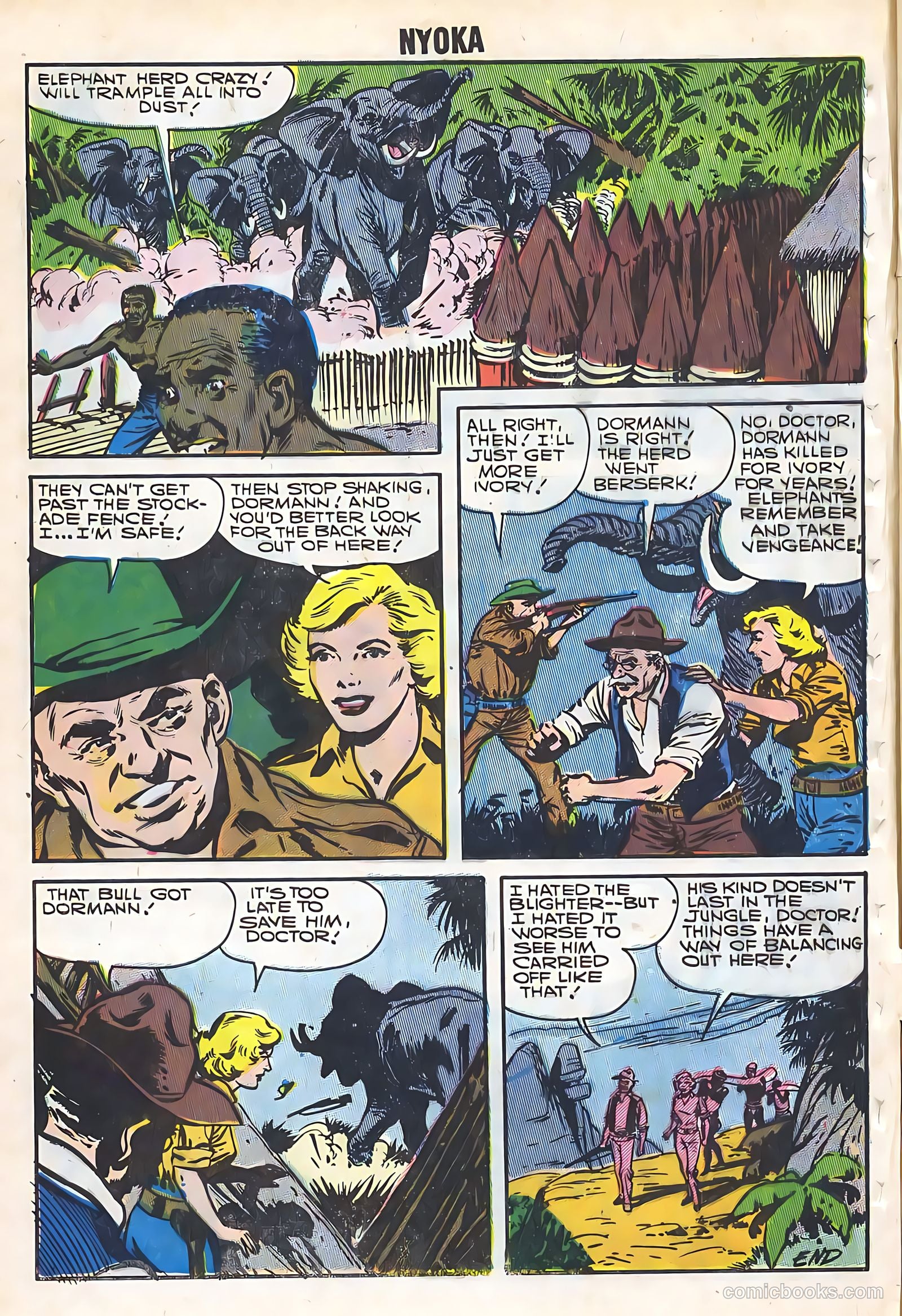 Nyoka the Jungle Girl #19 (1957, Charlton) — page 8 of 36