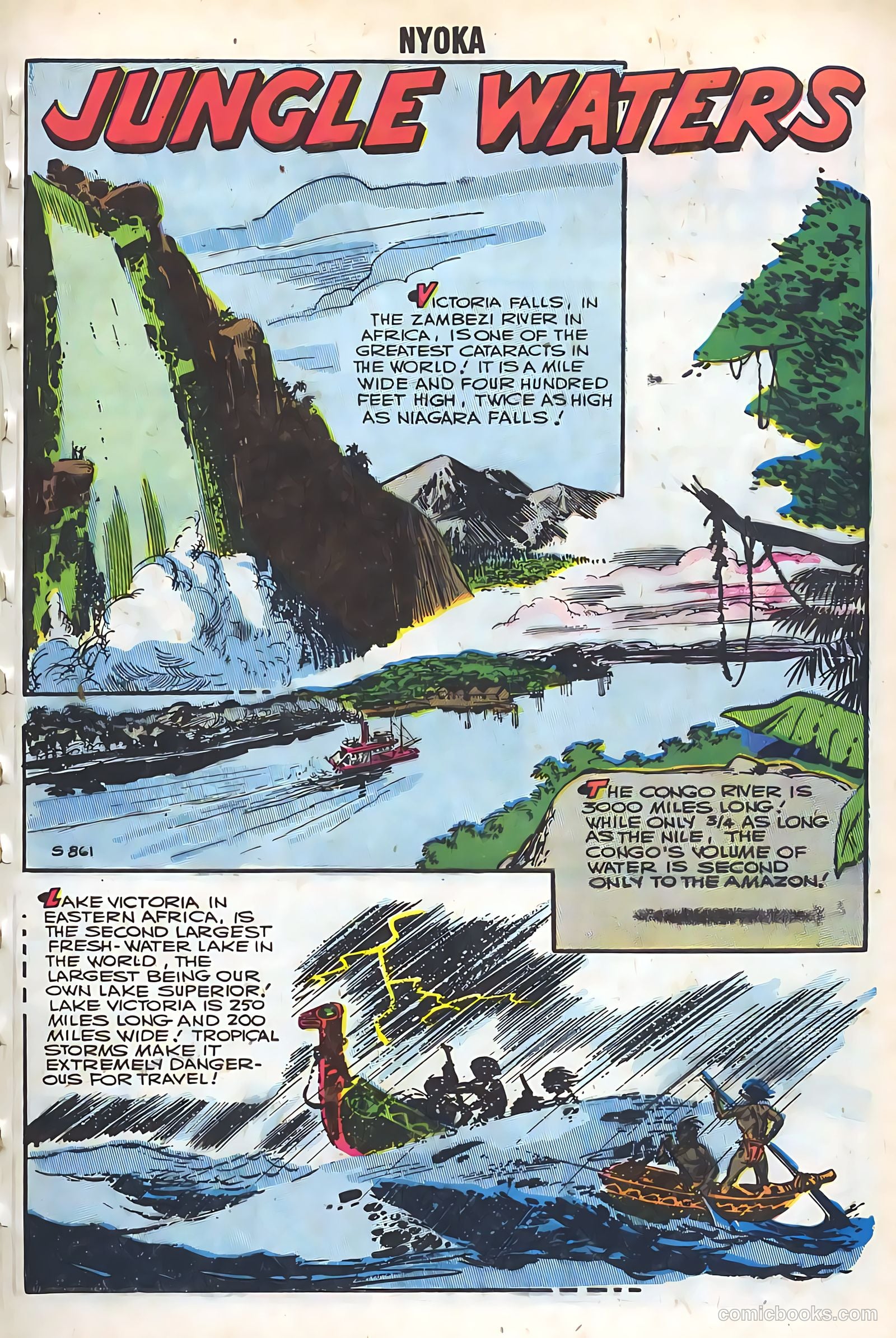 Nyoka the Jungle Girl #19 (1957, Charlton) — page 9 of 36