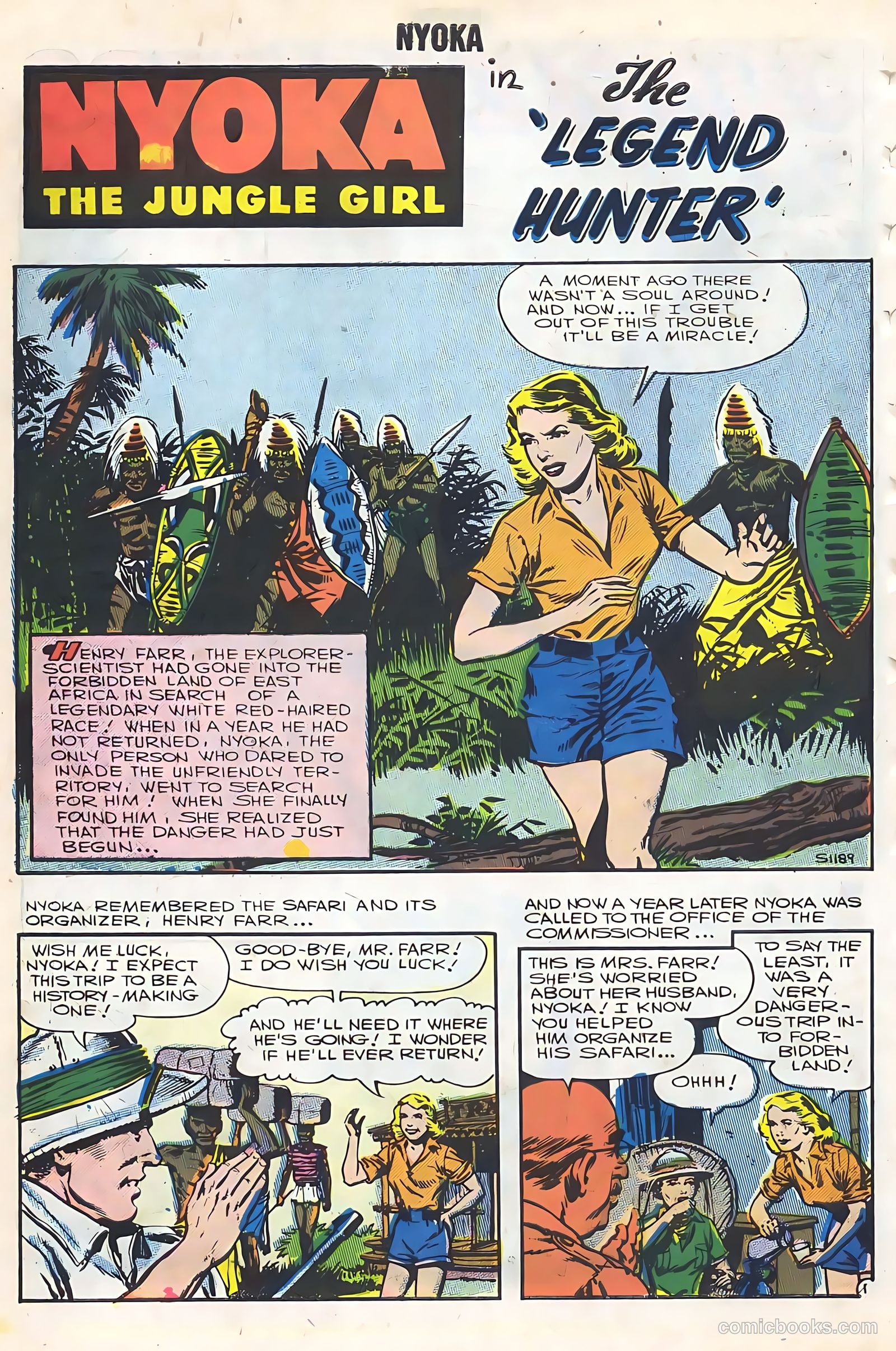 Nyoka the Jungle Girl #19 (1957, Charlton) — page 10 of 36