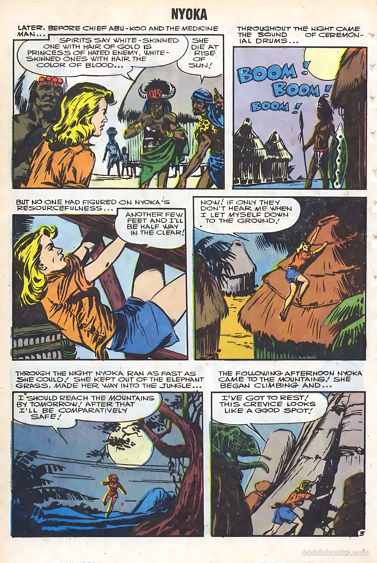 Nyoka the Jungle Girl #19 (1957, Charlton) — page 12 of 36