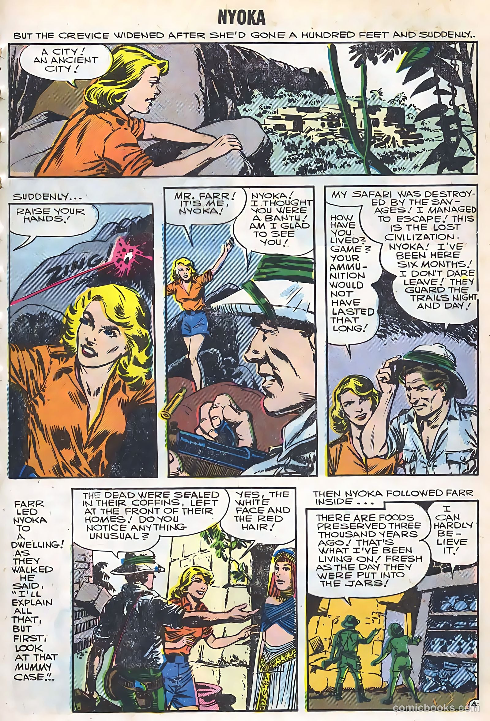 Nyoka the Jungle Girl #19 (1957, Charlton) — page 13 of 36