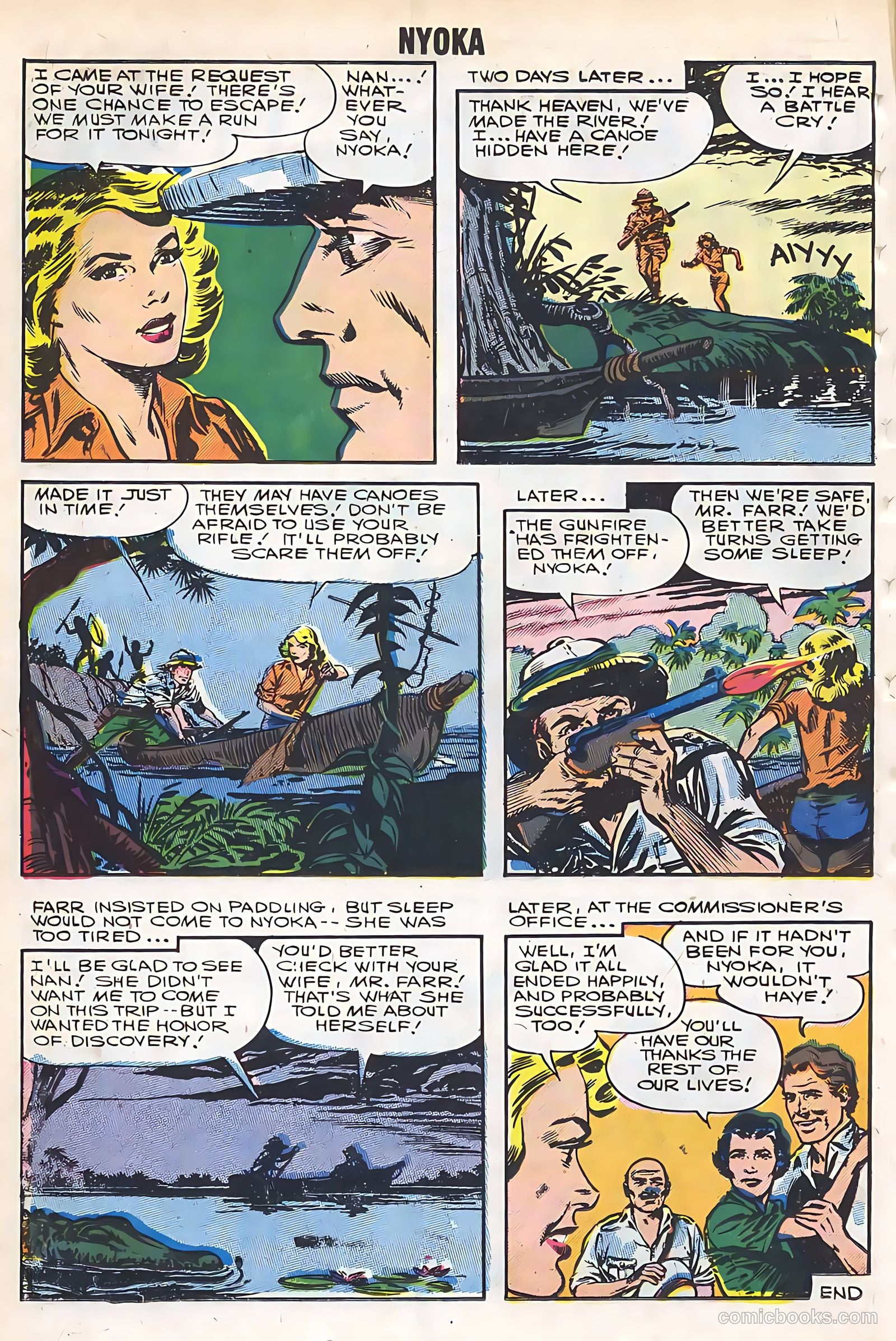 Nyoka the Jungle Girl #19 (1957, Charlton) — page 14 of 36