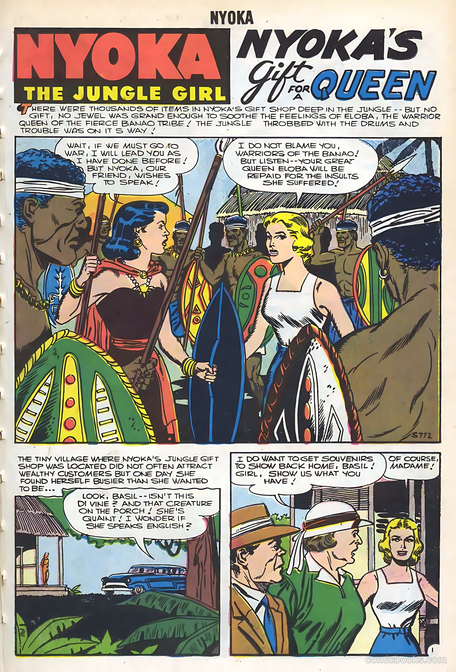 Nyoka the Jungle Girl #19 (1957, Charlton) — page 19 of 36