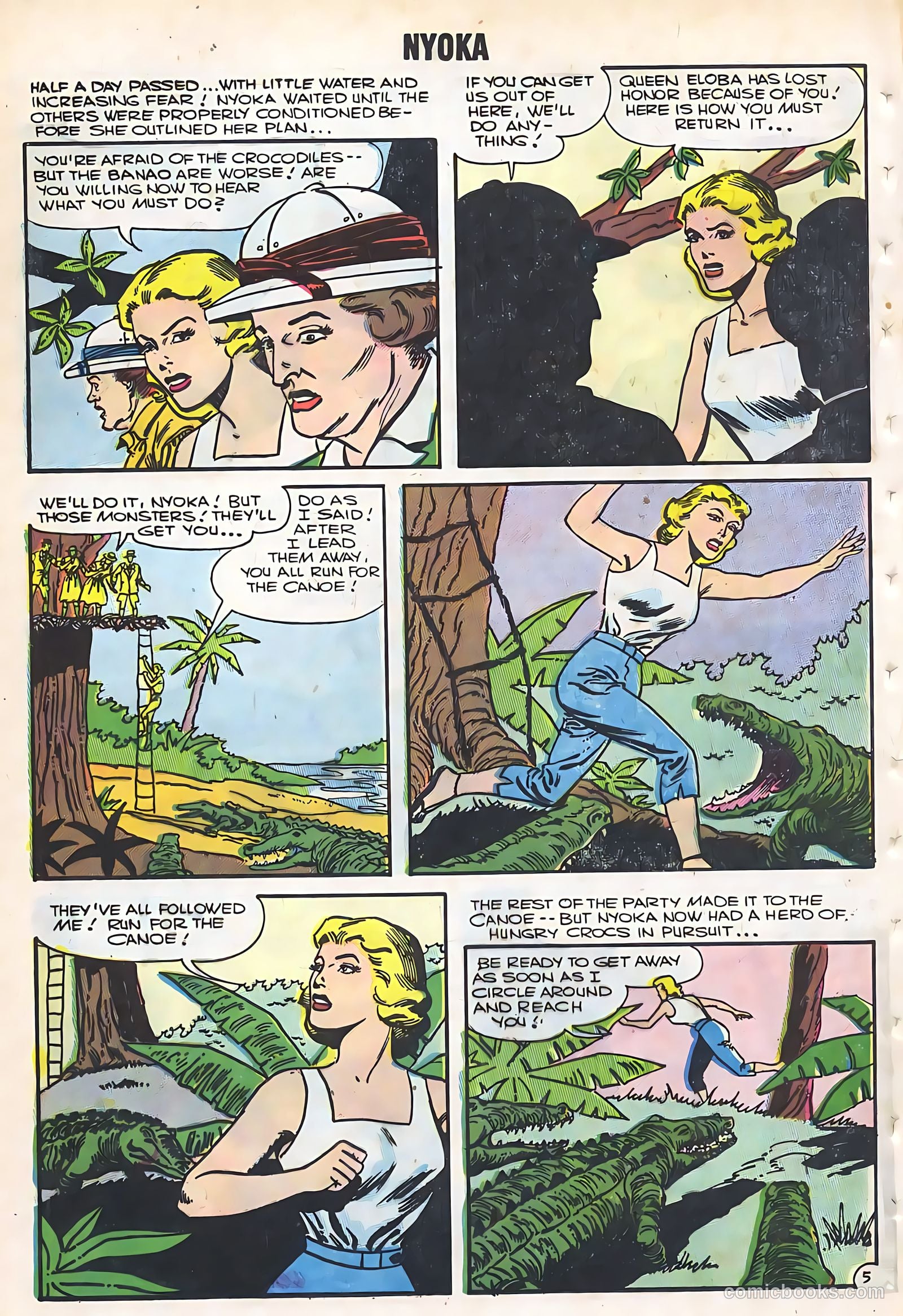 Nyoka the Jungle Girl #19 (1957, Charlton) — page 24 of 36