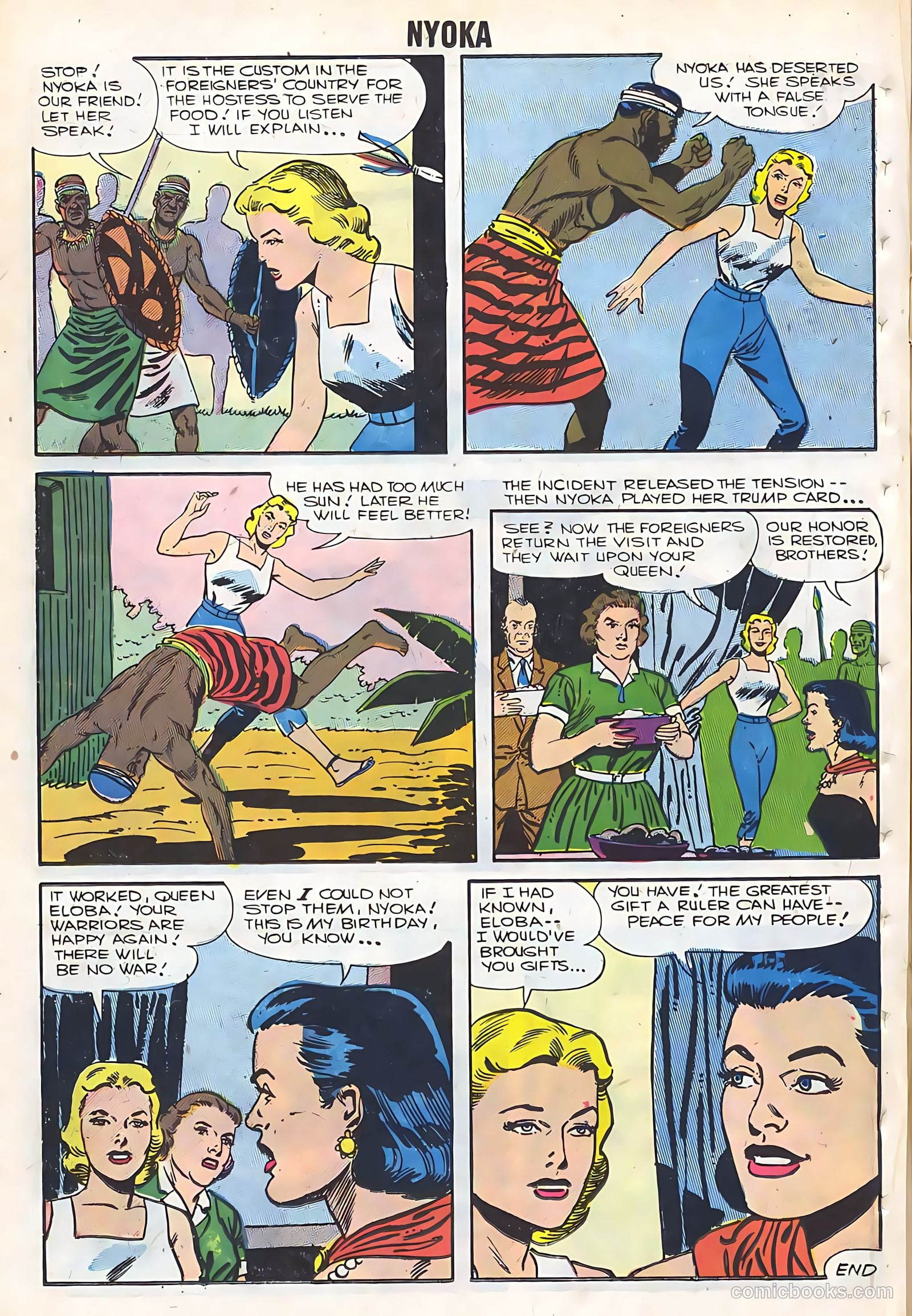 Nyoka the Jungle Girl #19 (1957, Charlton) — page 26 of 36