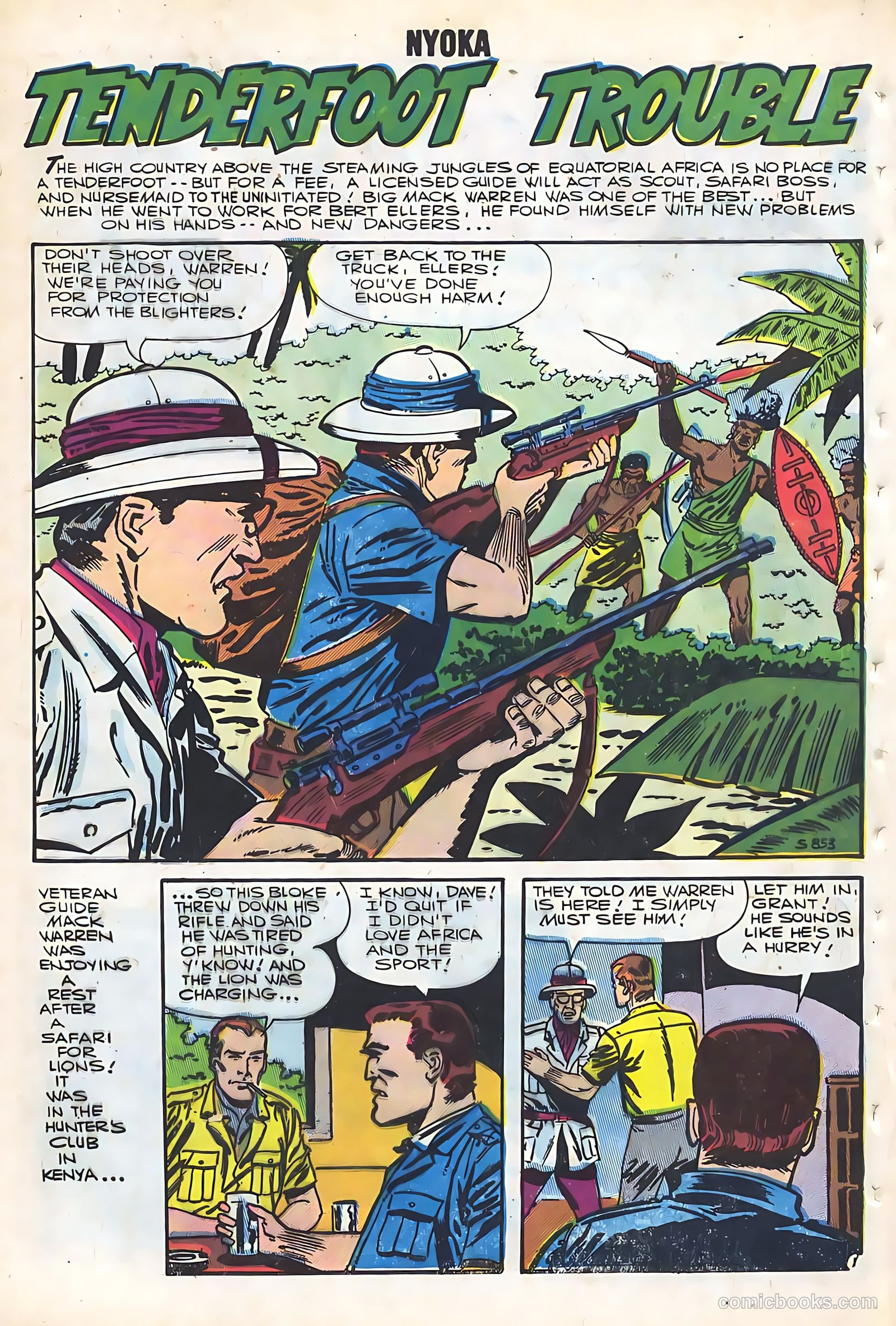 Nyoka the Jungle Girl #19 (1957, Charlton) — page 28 of 36